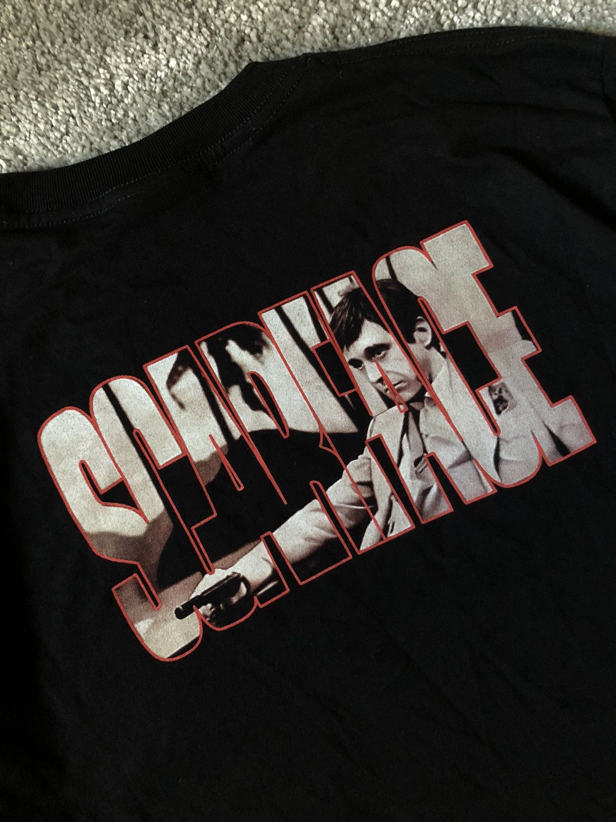 Vintage Scarface vintage t shirt Size US L / EU 52-54 / 3 - 5 Thumbnail