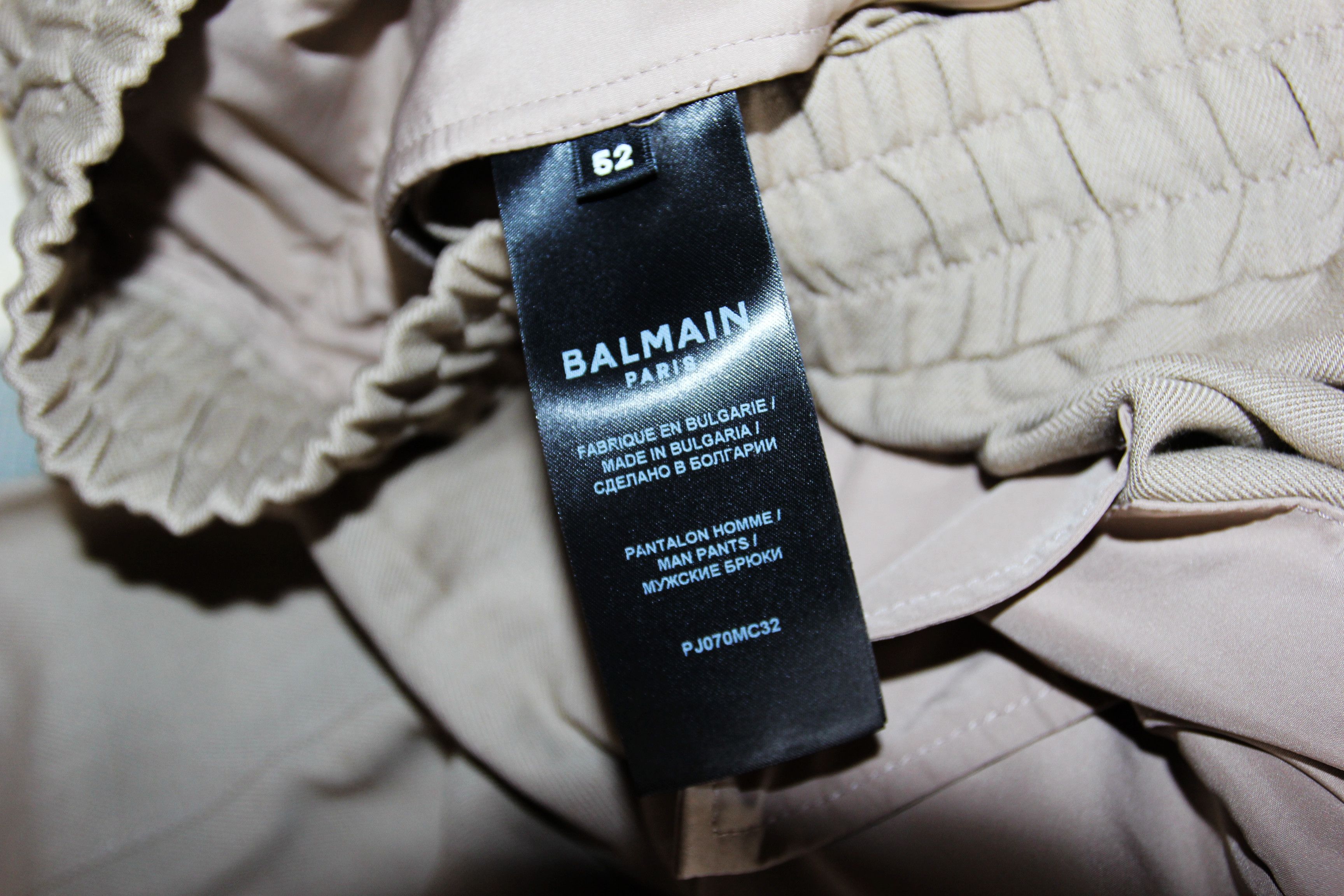 Balmain BNWT SS23 BALMAIN BEIGE CARGO PANTS 52 Size US 36 / EU 52 - 9 Thumbnail