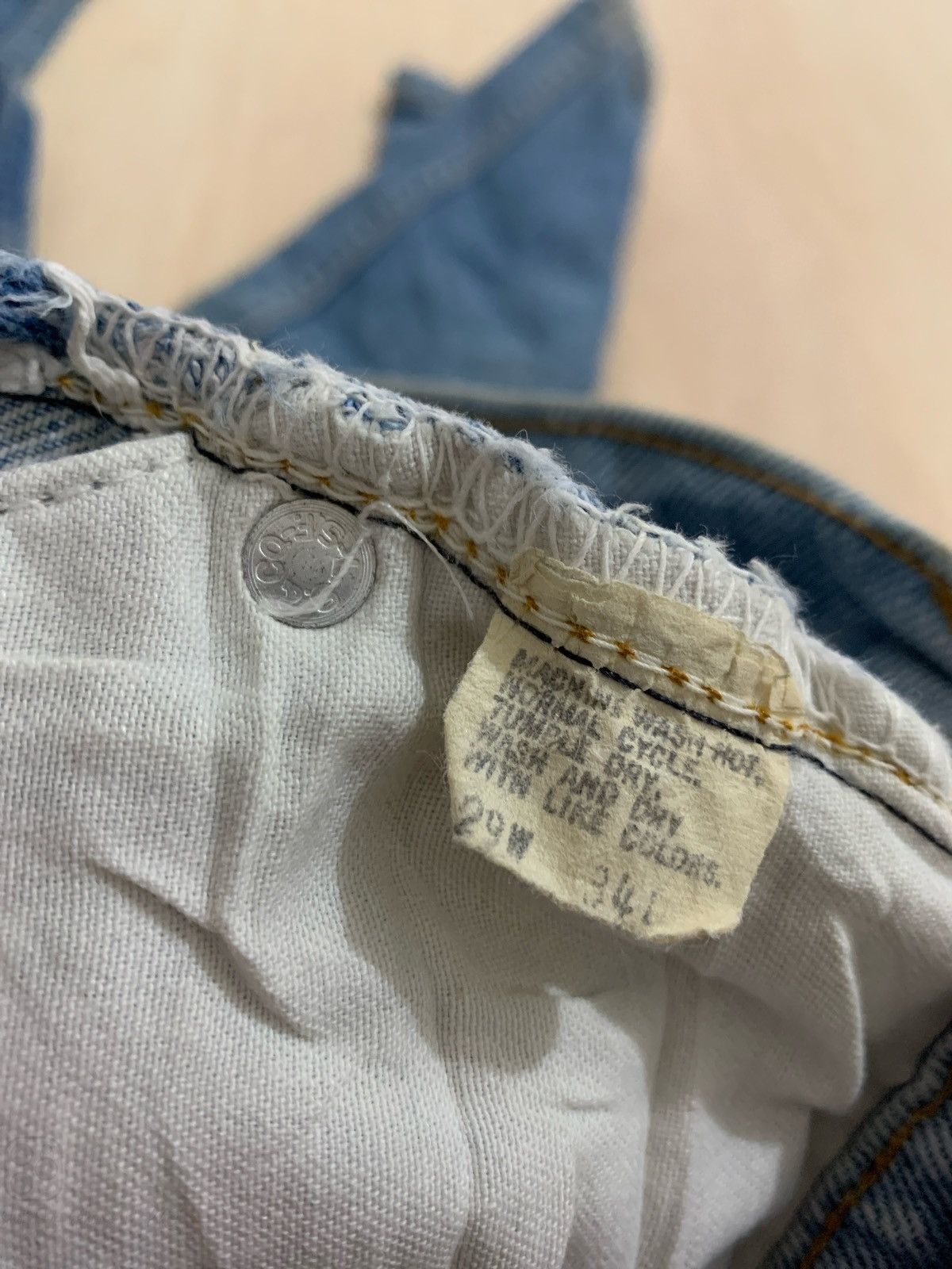 Japanese Brand × Levi's × Vintage Vintage Levis Selvedge Denim Jeans Size US 29 - 7 Thumbnail