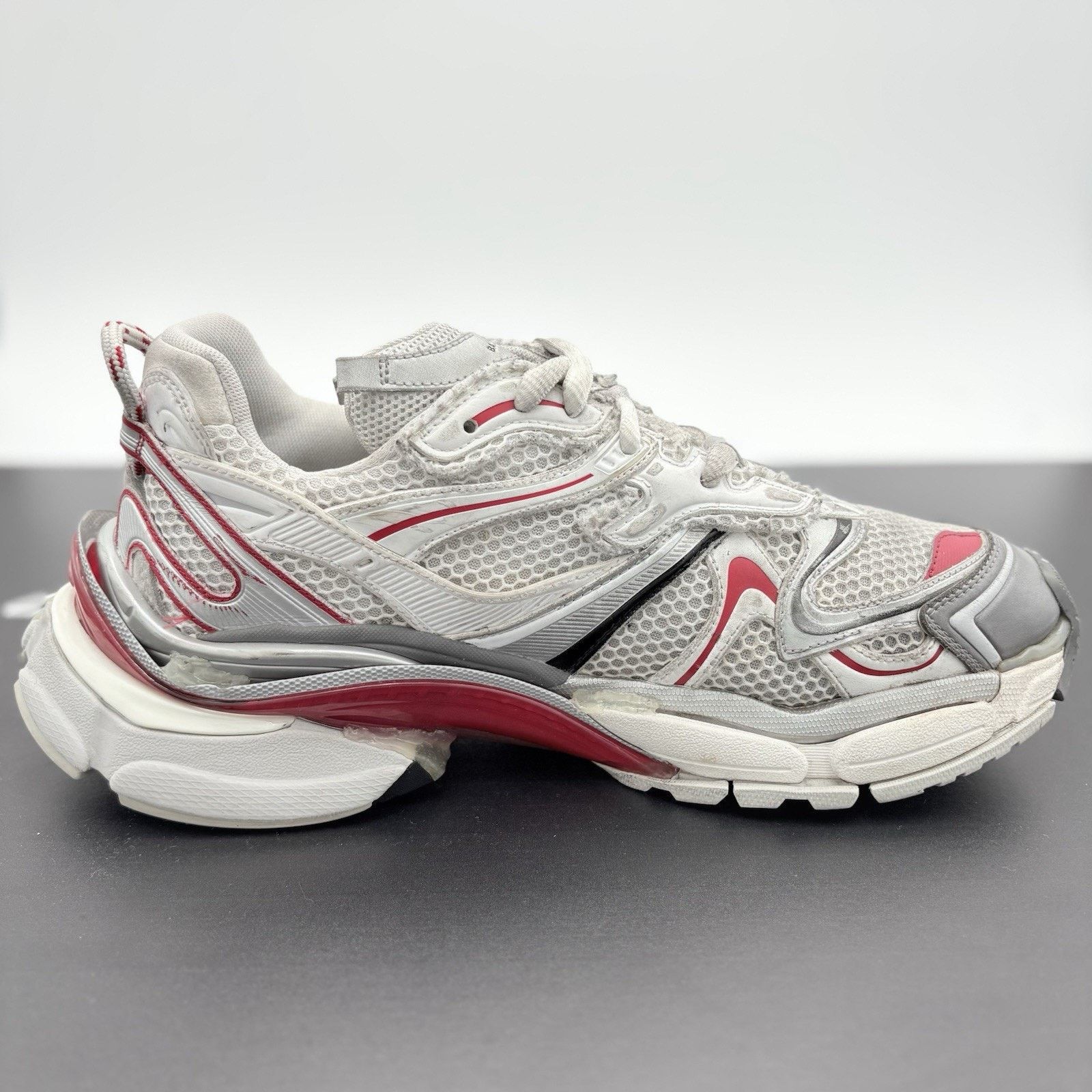 Balenciaga Balenciaga Runner 2.0 ' White Grey Red ' | GREAT CONDITION! Size US 11 / EU 44 - 10 Thumbnail
