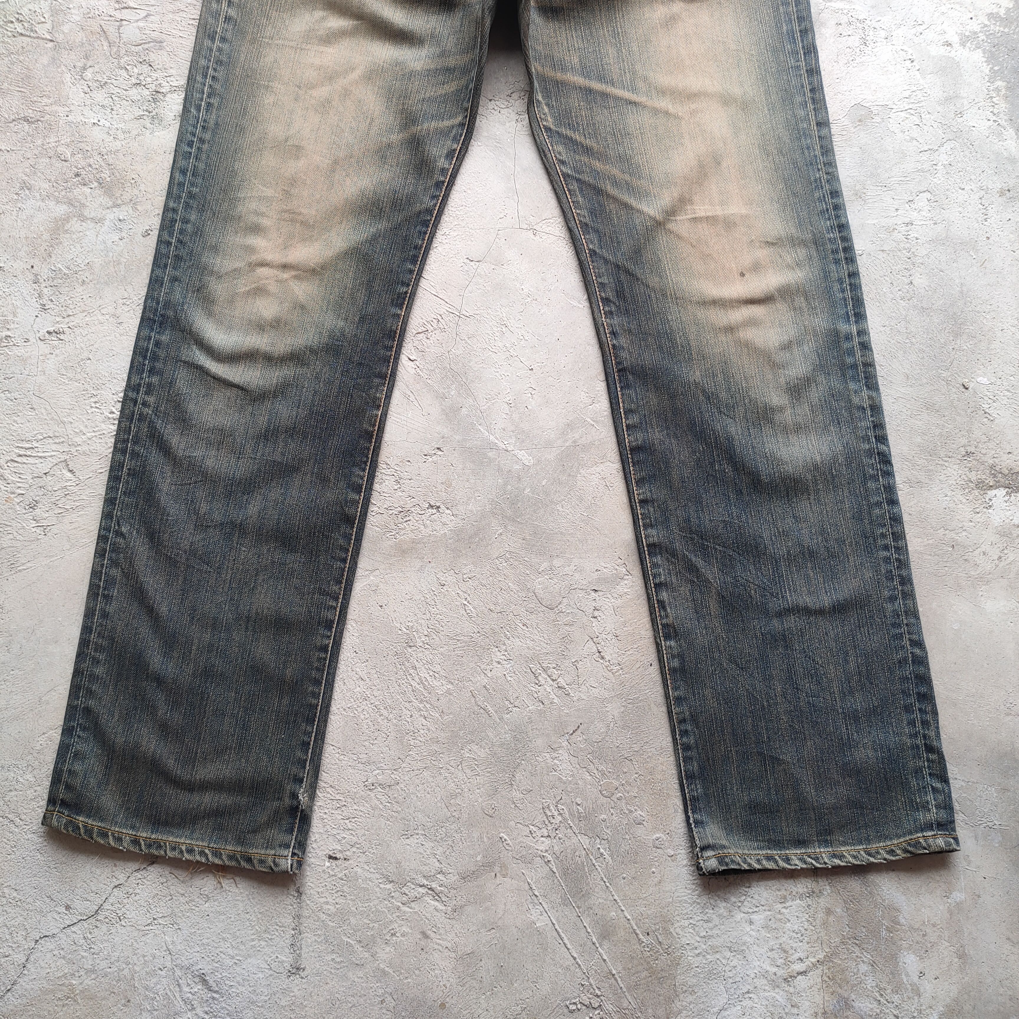 Edwin # VINTAGE EDWIN RUSTY FADED DISTRESSED JEANS PANTS Size US 36 / EU 52 - 4 Thumbnail