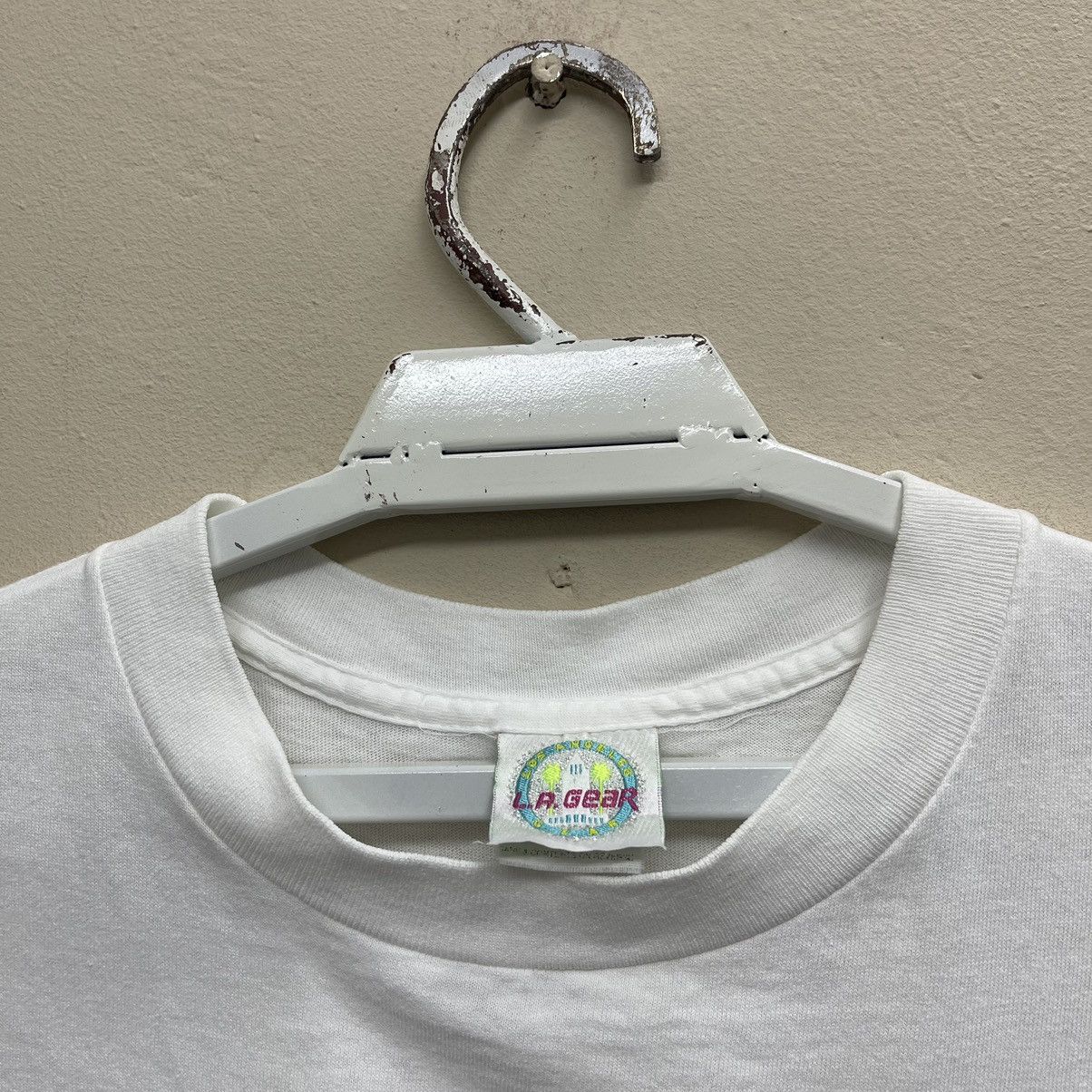 La Gear Rare! Vintage 90s L.A. Gear Crop Top Big Logo Single Stitch Size XL / US 12-14 / IT 48-50 - 4 Thumbnail