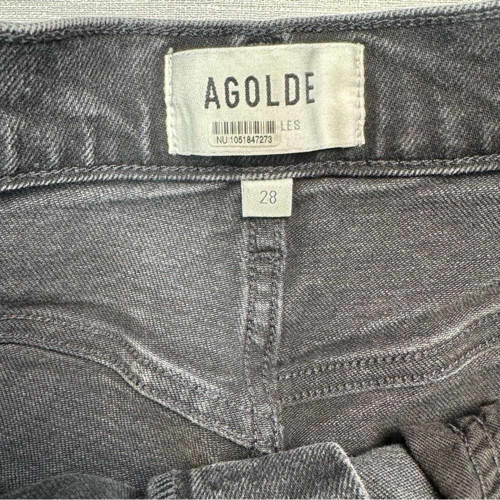 Agolde Agolde Riley High Rise Straight Crop Jeans In Panoramic Siz Size 28" / US 6 / IT 42 - 6 Thumbnail