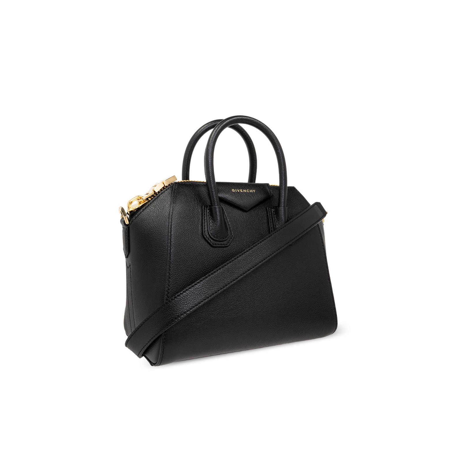 Givenchy GIVENCHY Antigona Black Grained Leather Top Handle Bag New A Size ONE SIZE - 3 Thumbnail