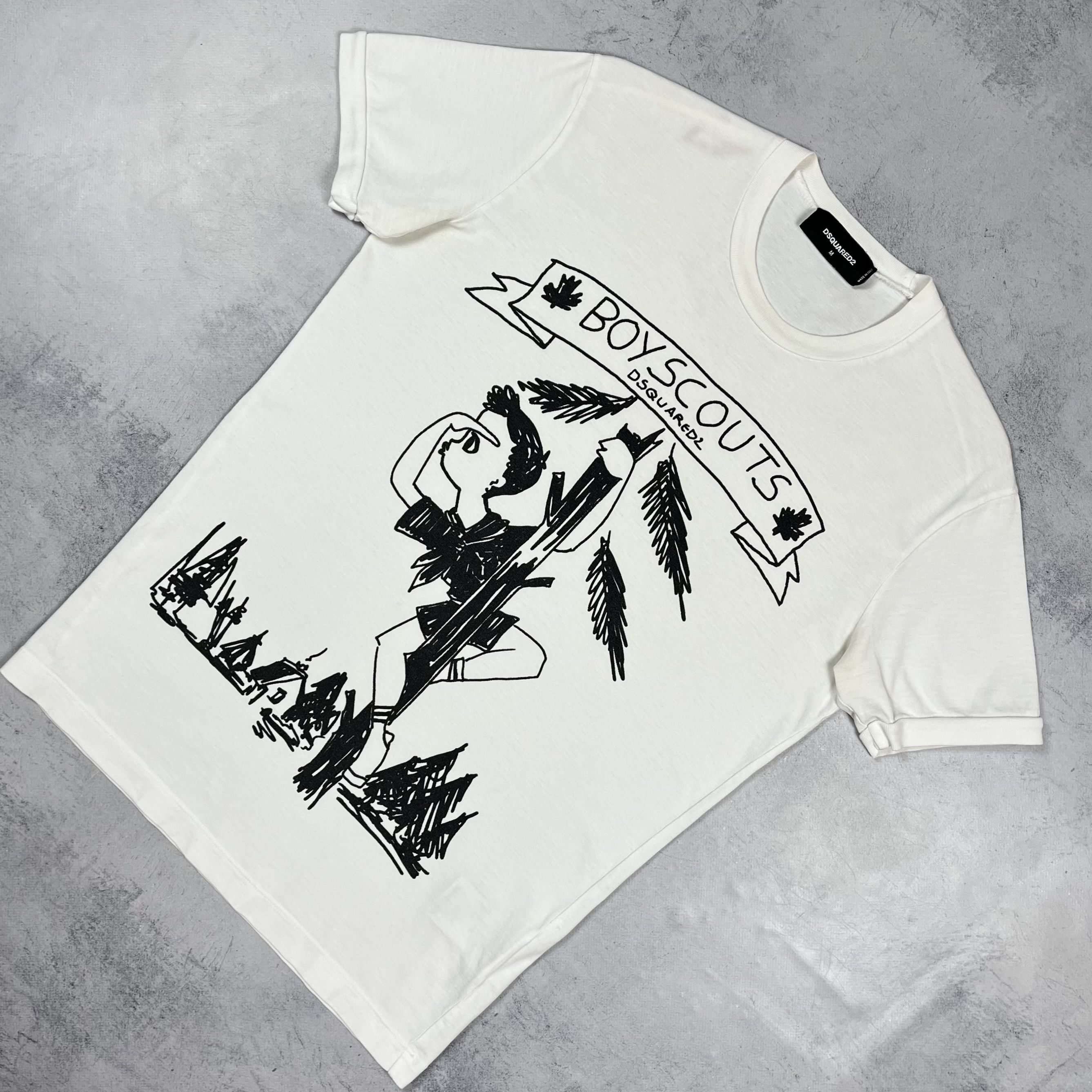 Dsquared2 Luxury Dsquared2 Boyscouts Big Logo T Shirt Size US M / EU 48-50 / 2 - 1 Thumbnail