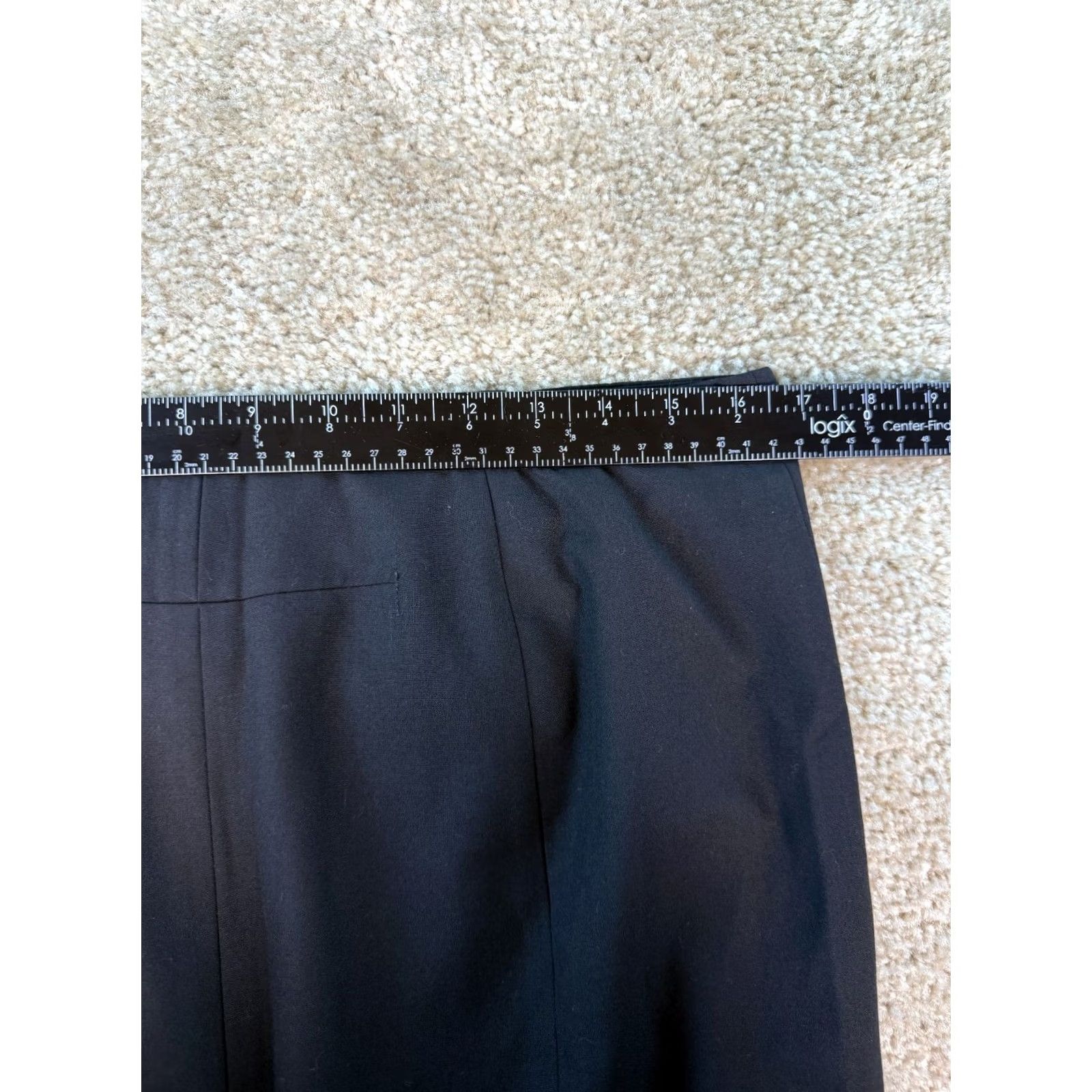 Vintage The Limited Skirt Knee Length Black Lined Slit Size 8 Pencil Straight D277 Women Size 30" / US 8 / IT 44 - 6 Thumbnail