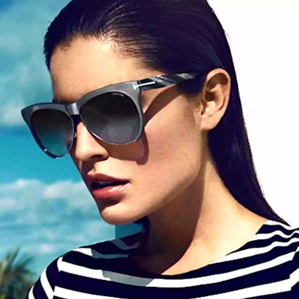 Tom Ford NEW TOM FORD FT0365 - 38G SILVER LEONA(FT0365-38G-59) Size ONE SIZE - 2 Thumbnail