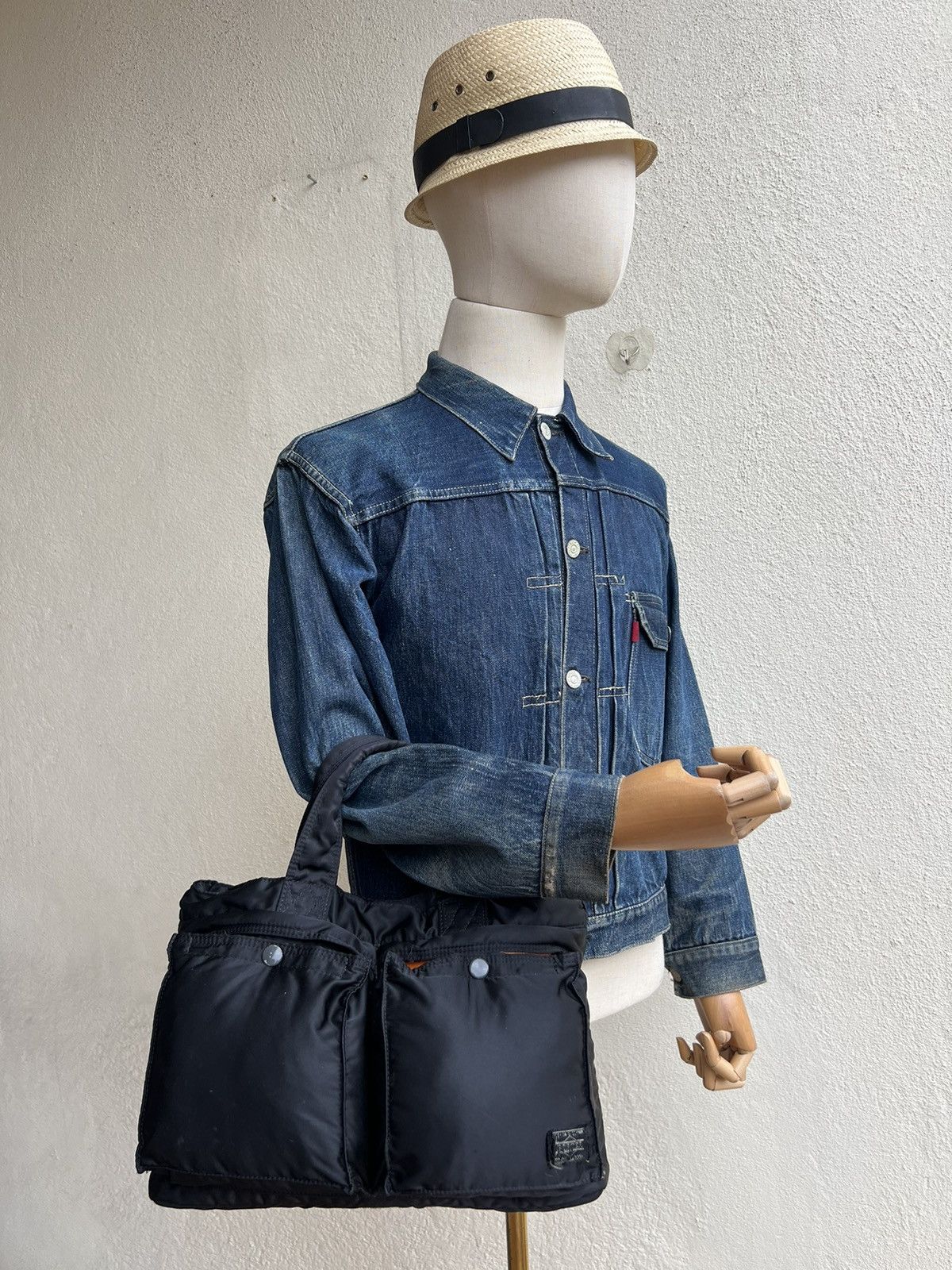 Porter Porter Yoshida Japan Black Tanker Mini Tote Bag Size ONE SIZE - 2 Thumbnail