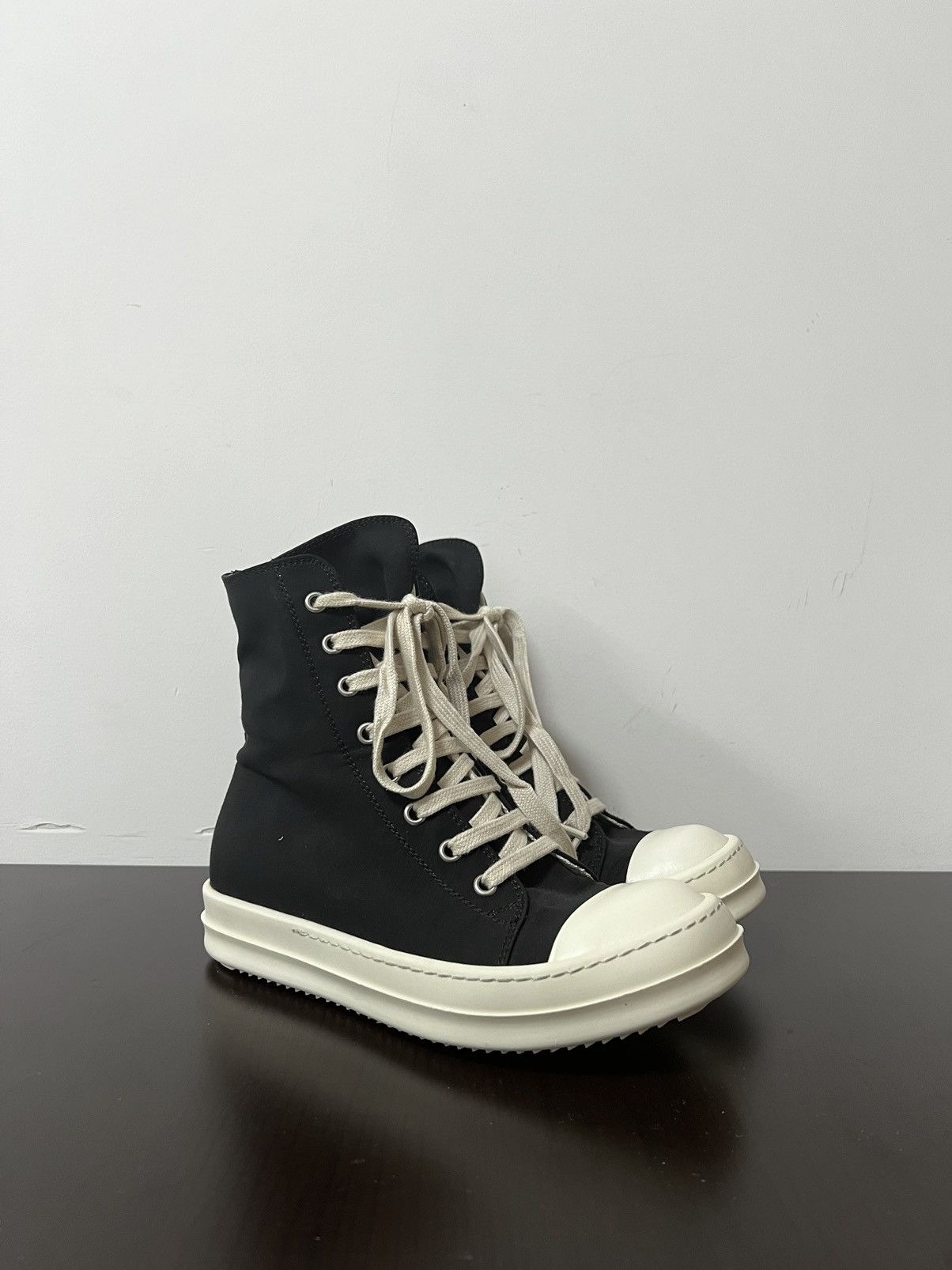 Rick Owens Drkshdw Rick owens ramones high top sneakers sz35 Size US 5 / IT 35 - 4 Thumbnail