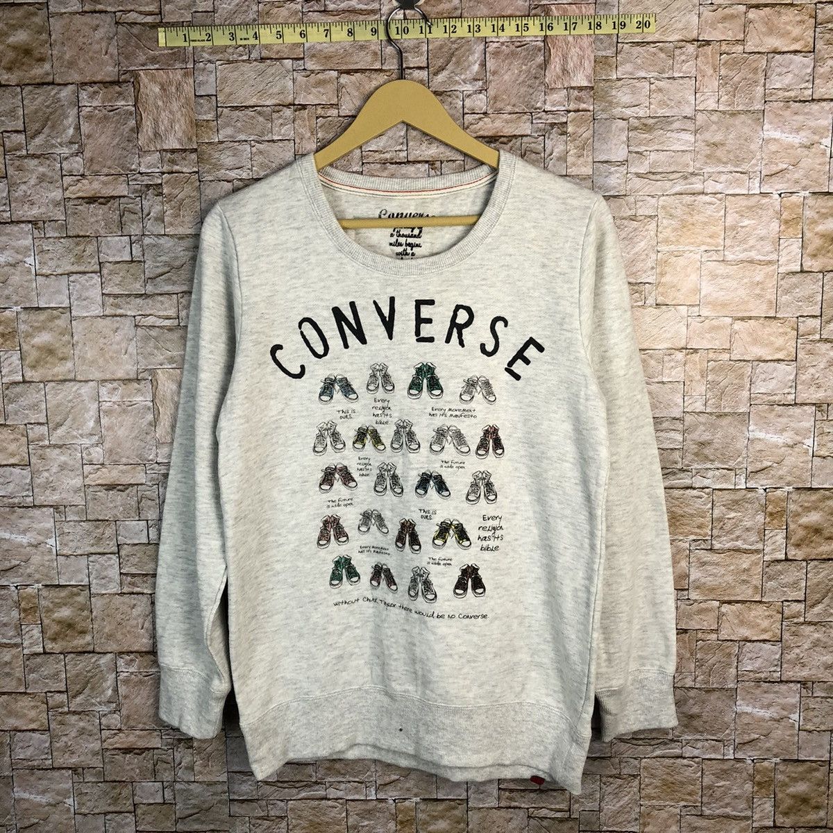 Converse × Vintage Converse vintage Grey Sweatshirt #A397 Size M / US 6-8 / IT 42-44 - 1 Thumbnail