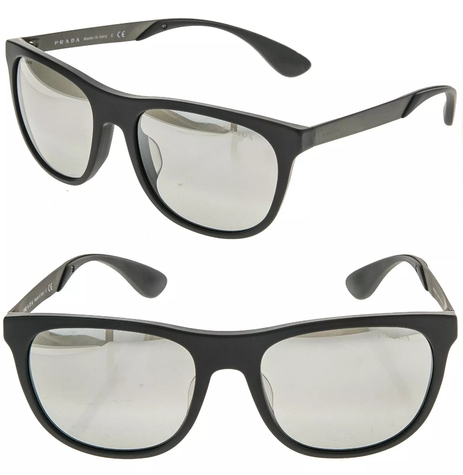 Prada PRADA PR04SS Matte Black Ruthenium Sport Sunglasses 04S 04ss Size ONE SIZE - 1 Thumbnail