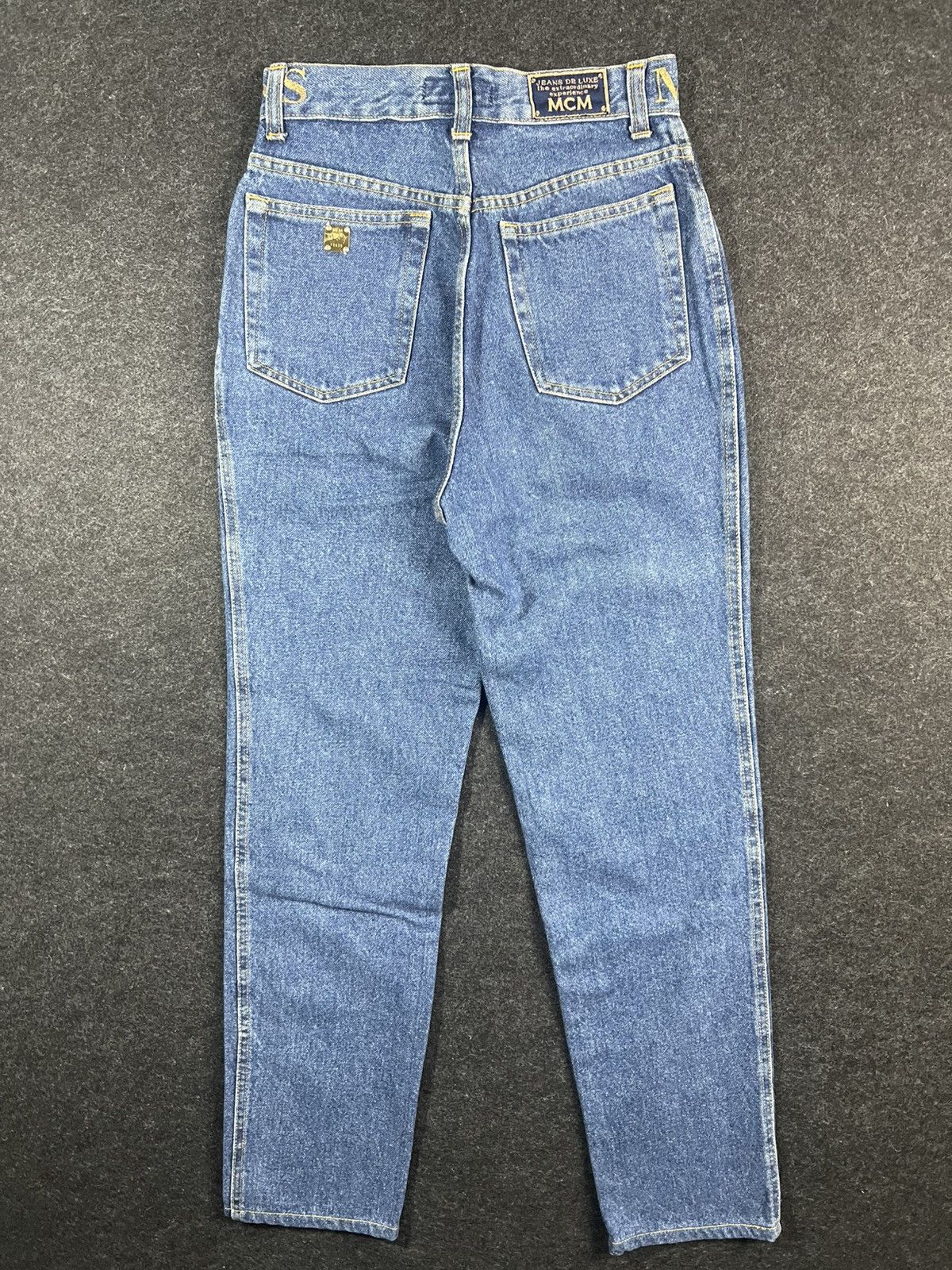 MCM Mcm Straight Jeans Versace Dolce Gabbana Vintage Rare Size US 27 - 2 Thumbnail