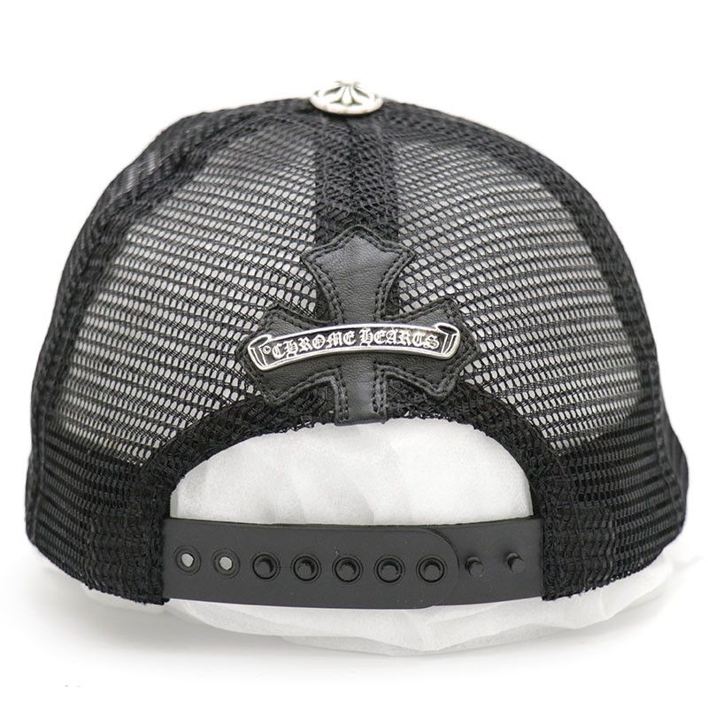 Chrome Hearts Chrome Hearts Cemetery Cross Patch Mesh Hat Size ONE SIZE - 5 Thumbnail