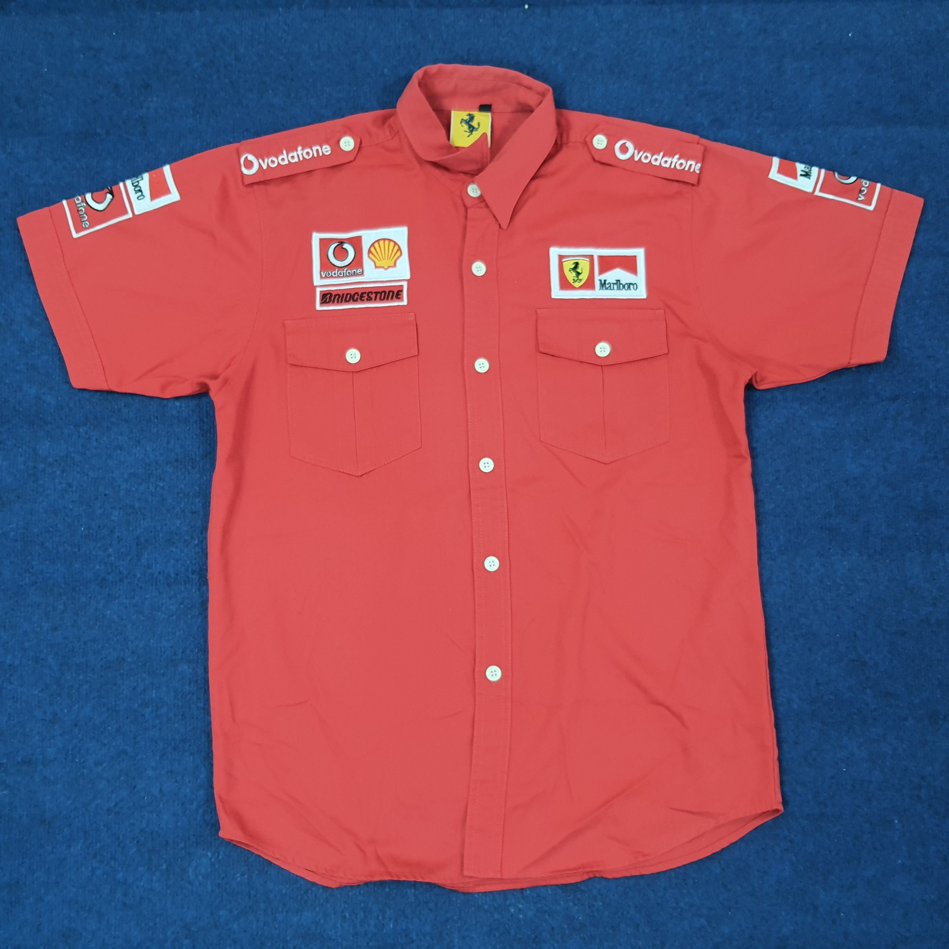 Ferrari Vintage FERRARI Racing Motorsports Workshirt C249N61 Size US M / EU 48-50 / 2 - 3 Thumbnail