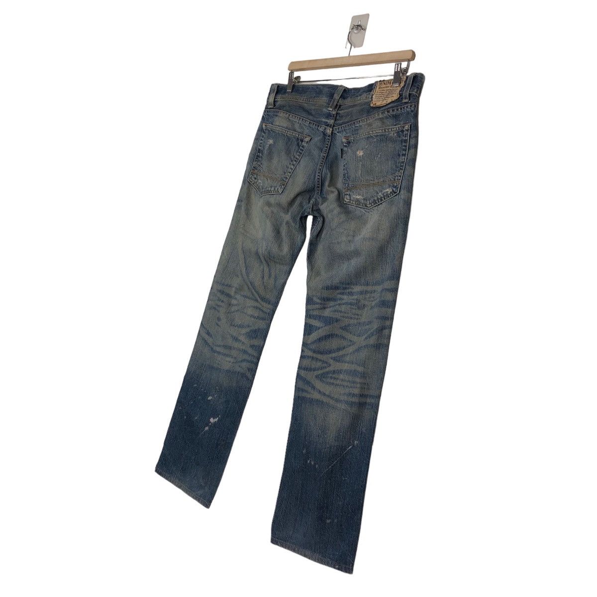 Japanese Brand 🔥Rusty Holes Punk Denim Biker Denim Craft Japan Made Size US 34 / EU 50 - 12 Thumbnail