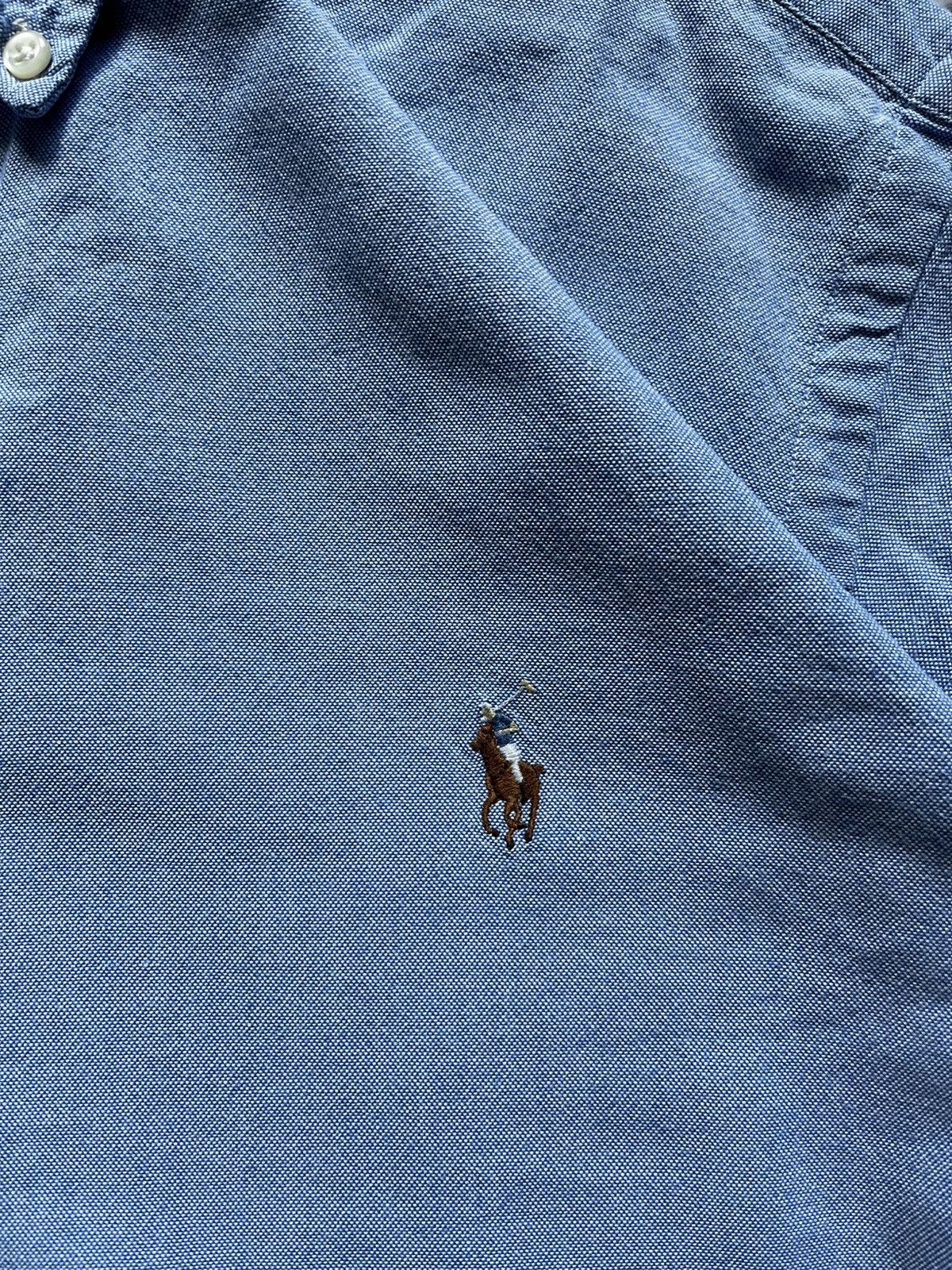 Vintage Vintage Polo Ralph Lauren Blue Long Sleeve Button Up Shirt Size US XL / EU 56 / 4 - 5 Thumbnail