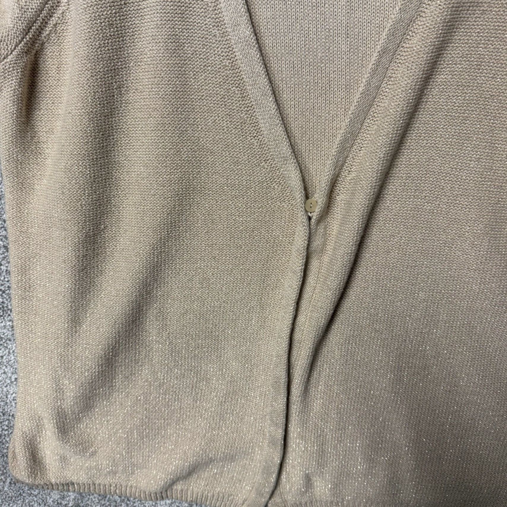 Avenue Avenue Cardigan Sweater Plus Size 18-20 Metallic Shimmery Holiday Party Y2K Glam Size XXL / US 16-18 / IT 52-54 - 5 Thumbnail