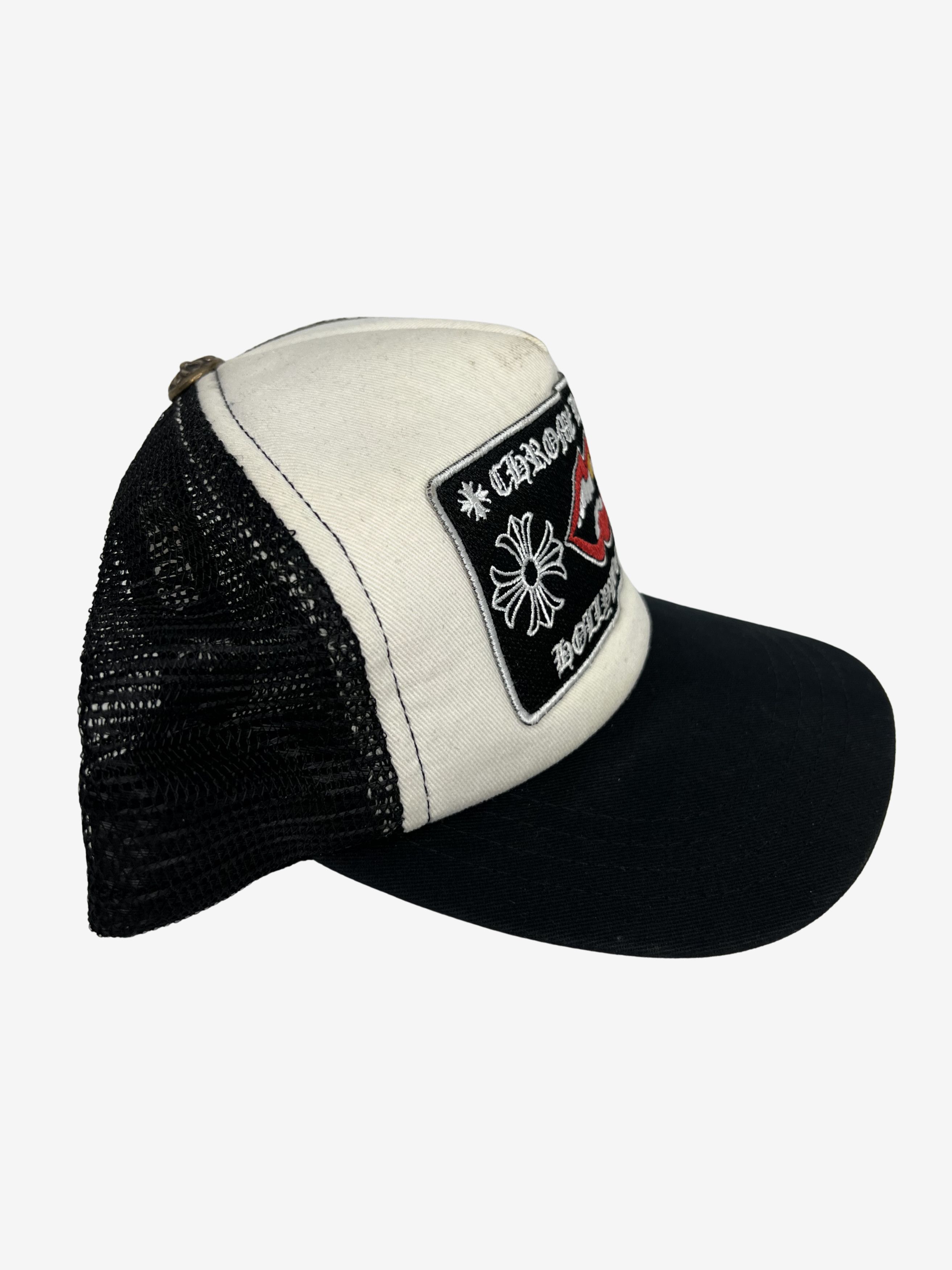 Chrome Hearts Chrome Hearts Matty Boy White Chomper Trucker Hat Size ONE SIZE - 5 Thumbnail