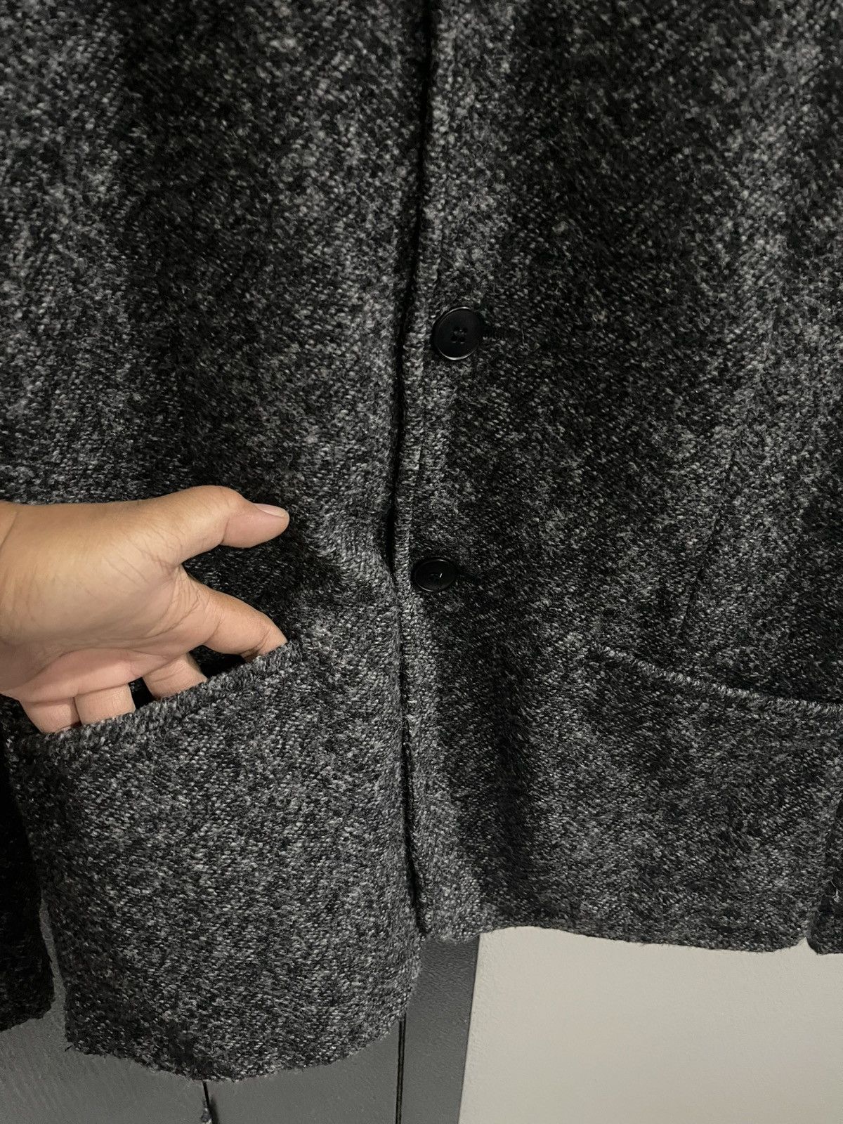 agnes b. Vintage Agnes.B Button Wool Jacket Size US S / EU 44-46 / 1 - 6 Thumbnail