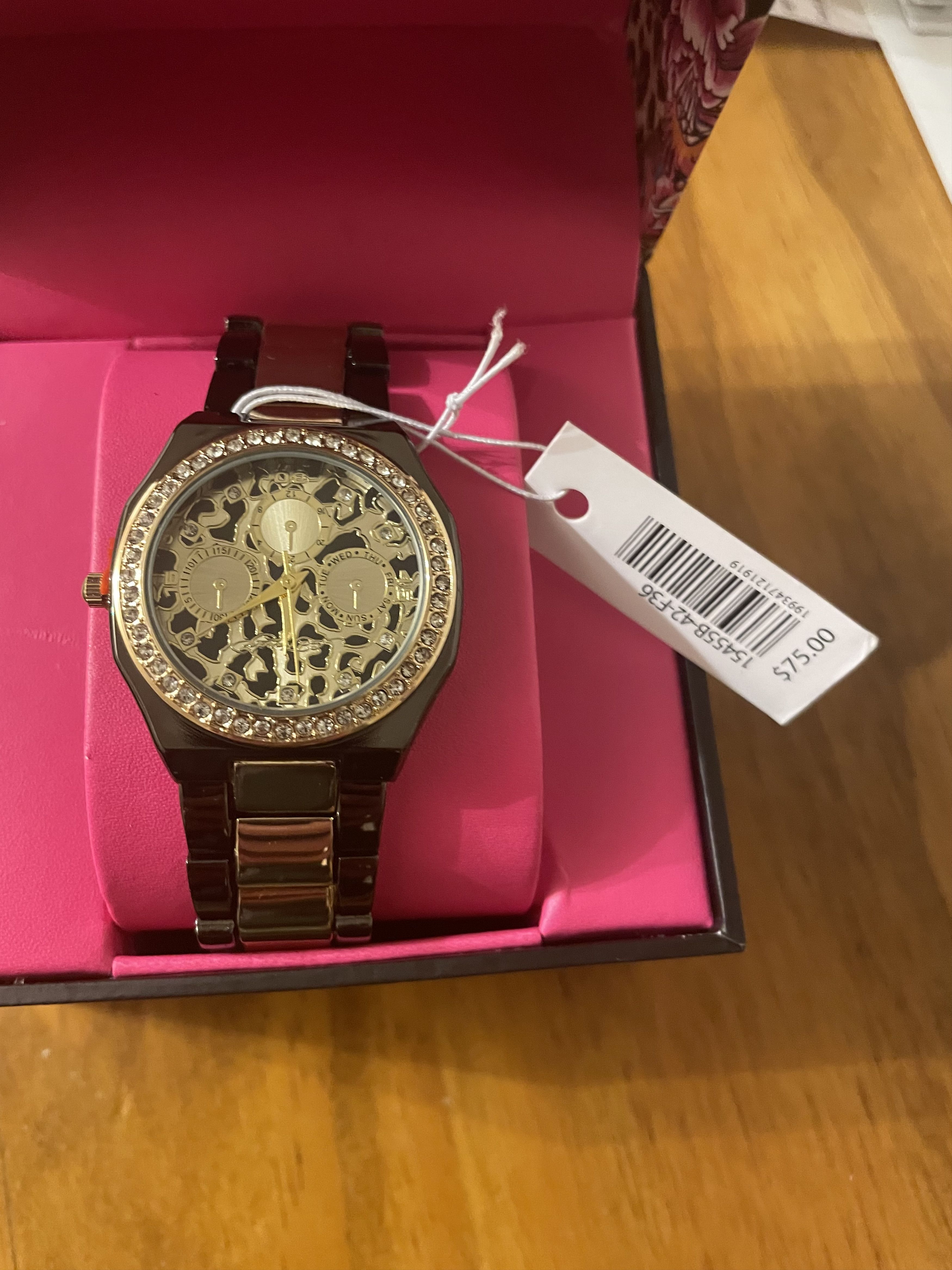 Ed Hardy Ed Hardy - Cheetah print gold black watch Size ONE SIZE - 2 Thumbnail