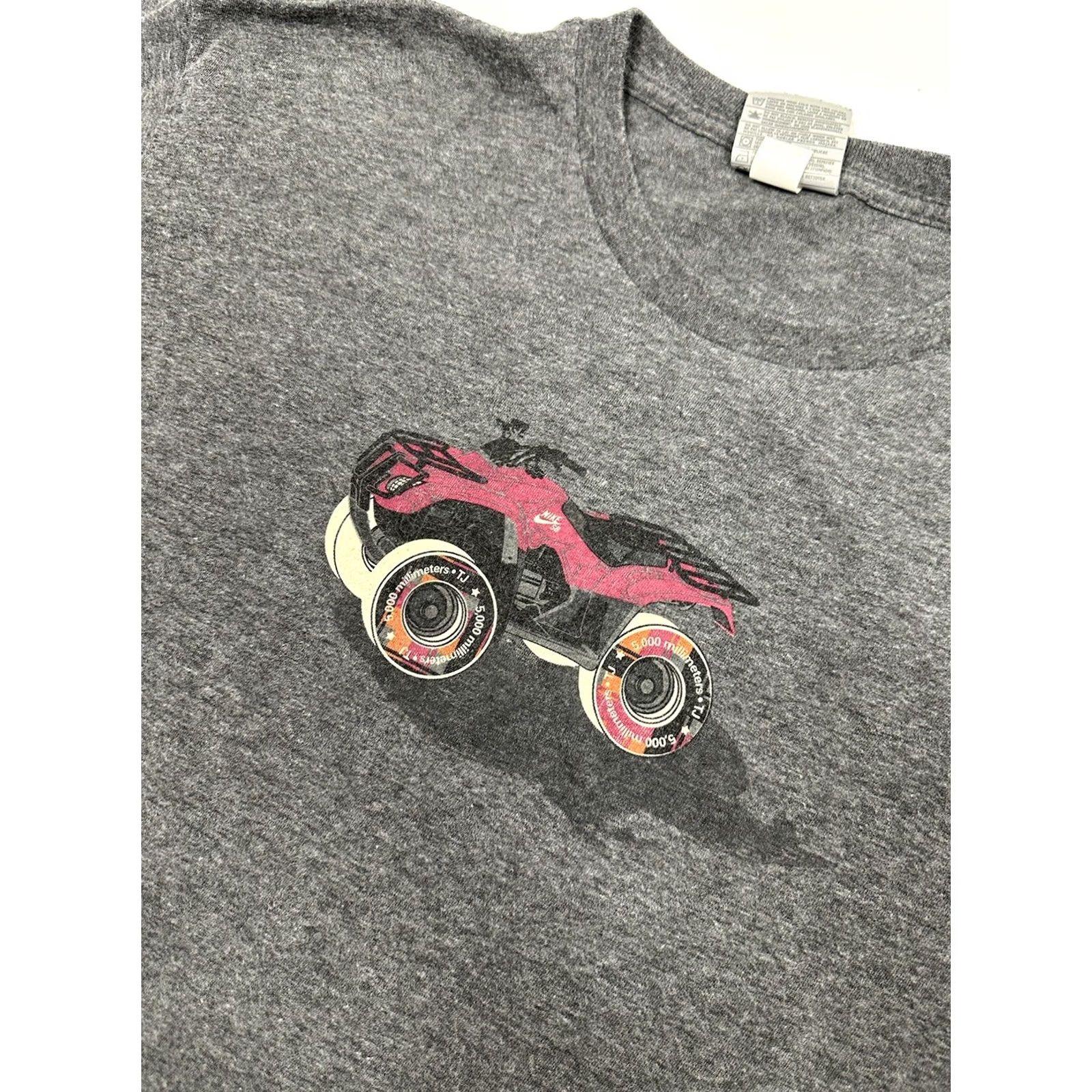 Nike VINTAGE Nike SB Todd Jordan ATV Print Tee XL Gray 2006 Custom Series Part II Blazer SB Men Size 46R - 4 Thumbnail