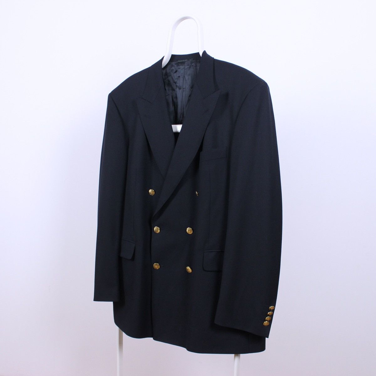 Aquascutum Aquscutum Double Breasted Metal Buttons Blazer Size 46R - 2 Thumbnail