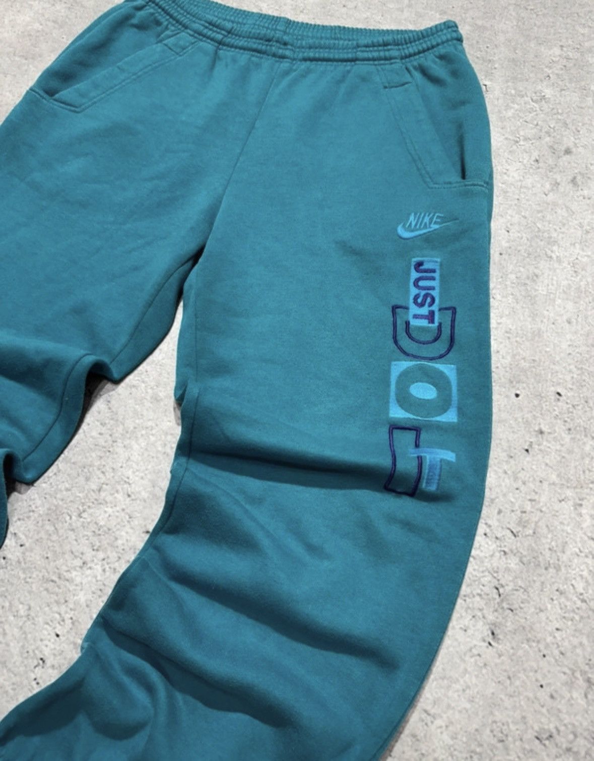 Nike × Vintage Vintage nike sweatpants 90s baggy drip drill Size US 31 - 3 Thumbnail
