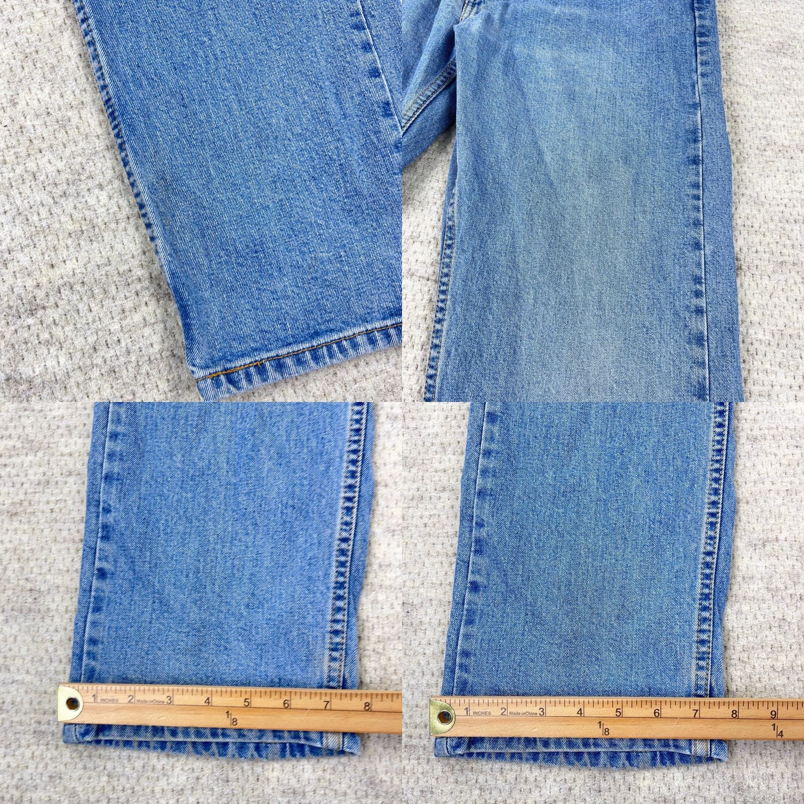 Levi's Levi's 505 Jeans Men 34x36 Straight Regular Blue Denim Pants - Levi's 500 Series Modern Classic Size US 34 / EU 50 - 8 Thumbnail