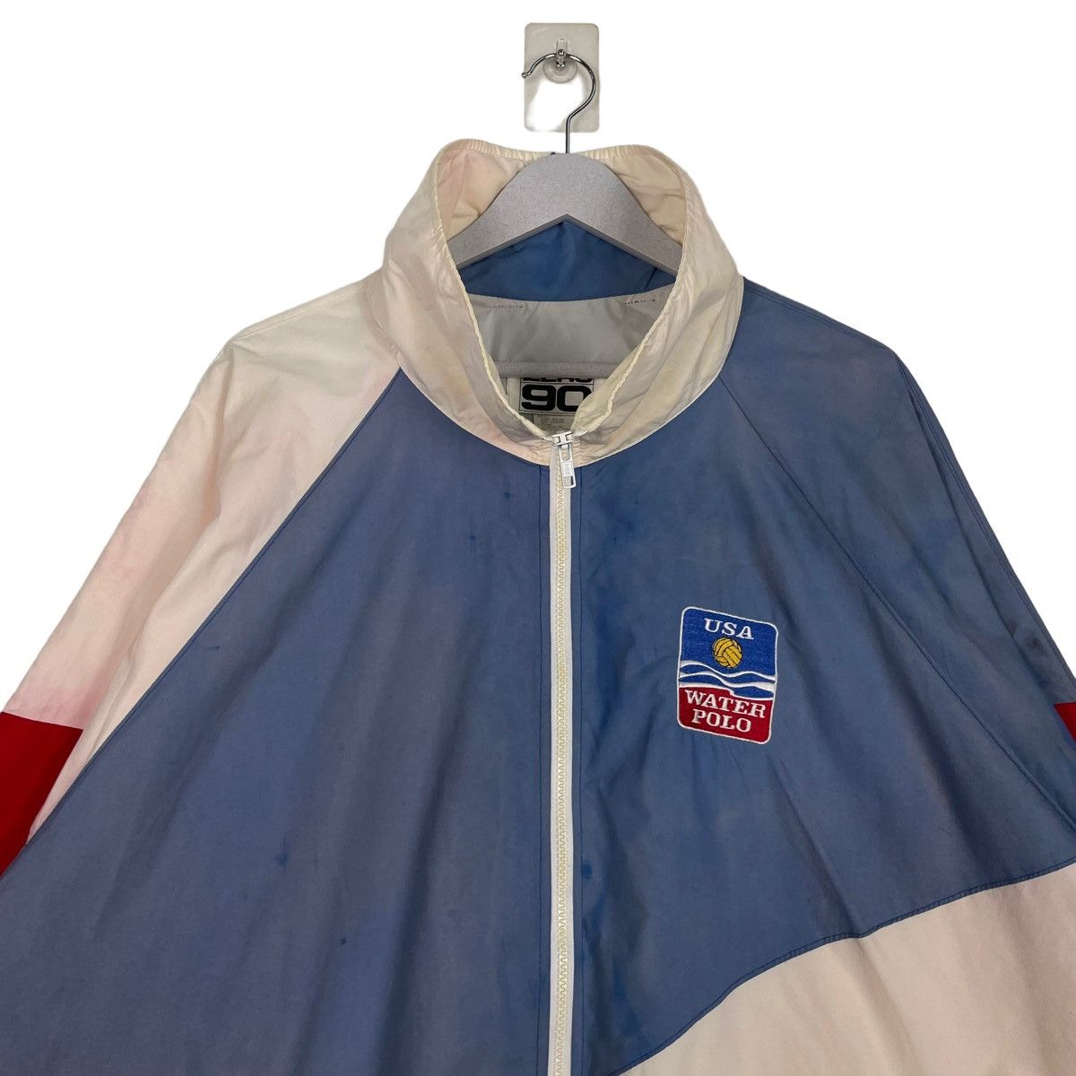 USA Olympics × Vintage 💥90s USA WATER POLO OLYMPIC TRACK JACKET Size US XL / EU 56 / 4 - 3 Thumbnail