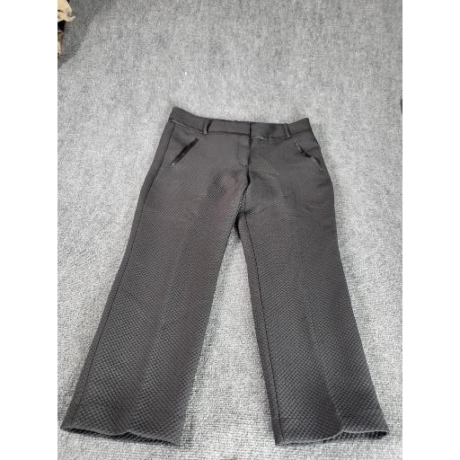 Ann Taylor Ann Taylor Loft Marisa Cropped Pants Women Sz 12 Black Pleat Grailed