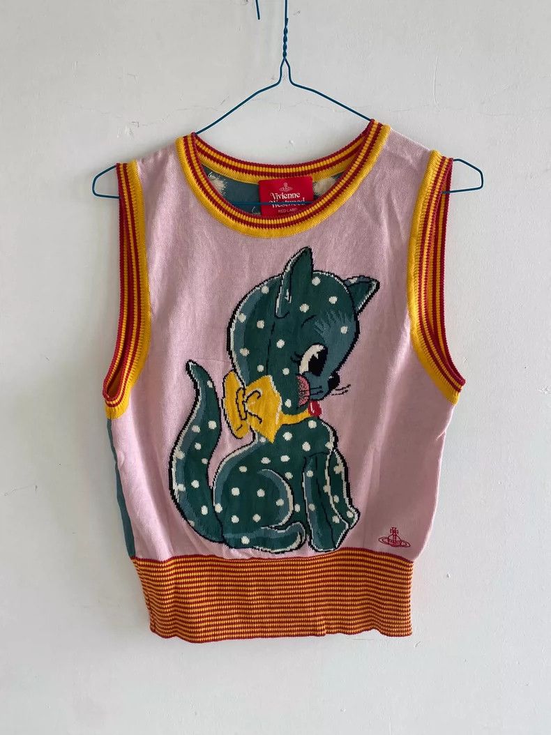 Other Vivienne Westwood size00 Fun kitten knit vest Size M / US 6-8 / IT 42-44 - 1 Thumbnail