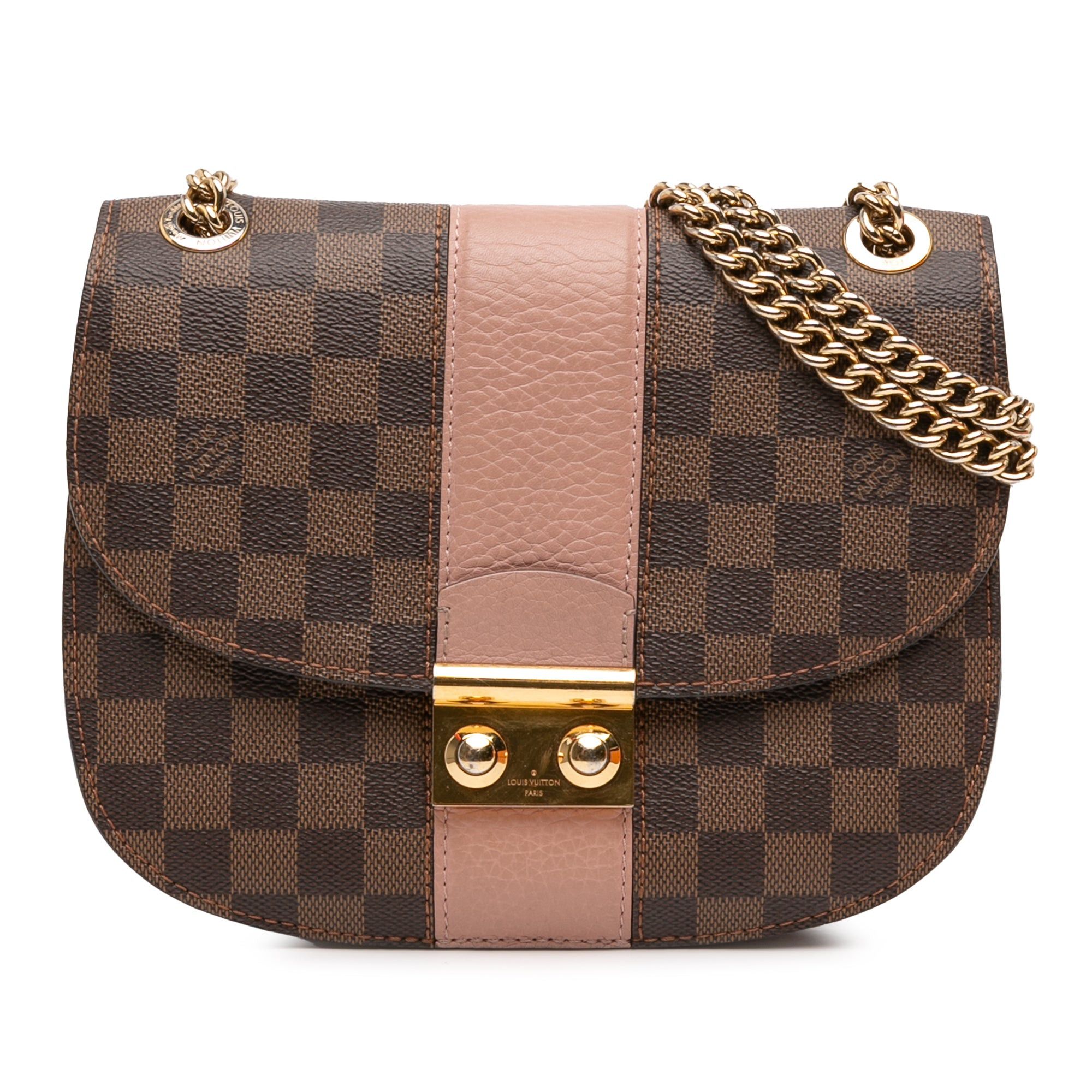 Louis Vuitton Damier Ebene Cuir Taurillon Wight Size ONE SIZE - 1 Thumbnail