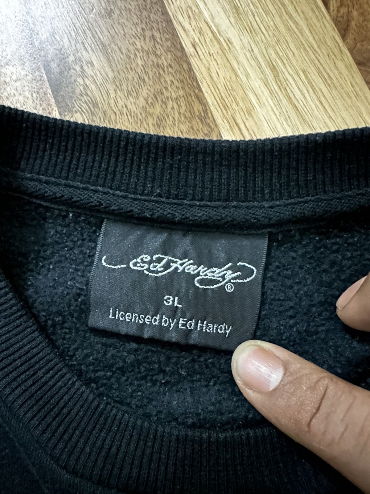 Ed Hardy Vintage Ed Hardy Choppers Rule Sweatshirt Size US XL / EU 56 / 4 - 7 Thumbnail