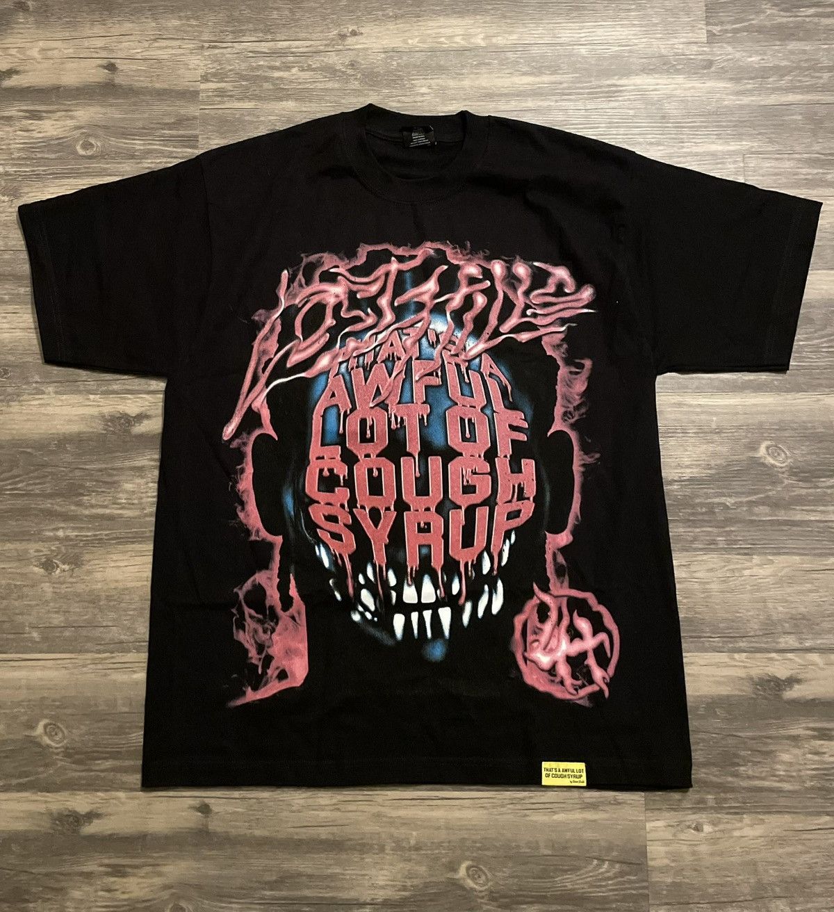 Lost hills Lost Hills x Awful Lot If Cough Syrup Graphic - T Size US XL / EU 56 / 4 - 1 Thumbnail