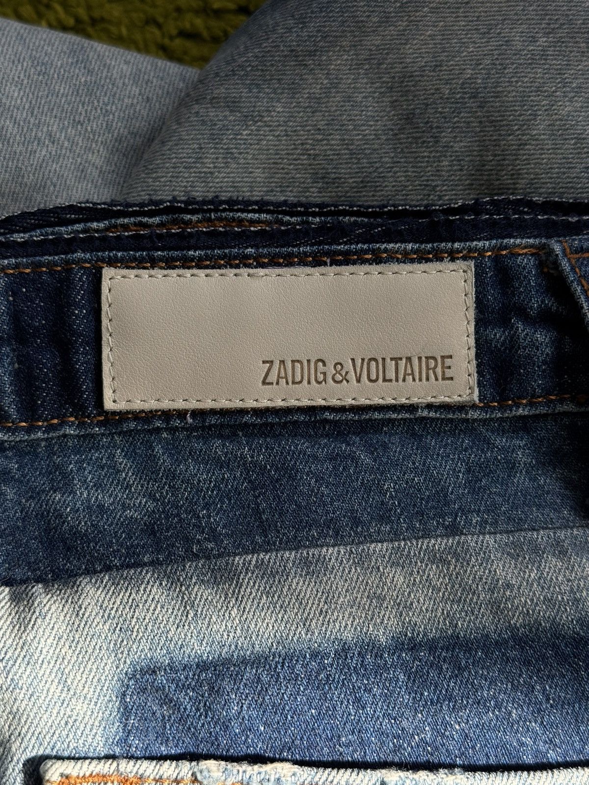 Zadig & Voltaire Zadig & Voltaire avant garde patchwork Japanese jeans denim Size 25" / US 0 / IT 36 - 5 Thumbnail