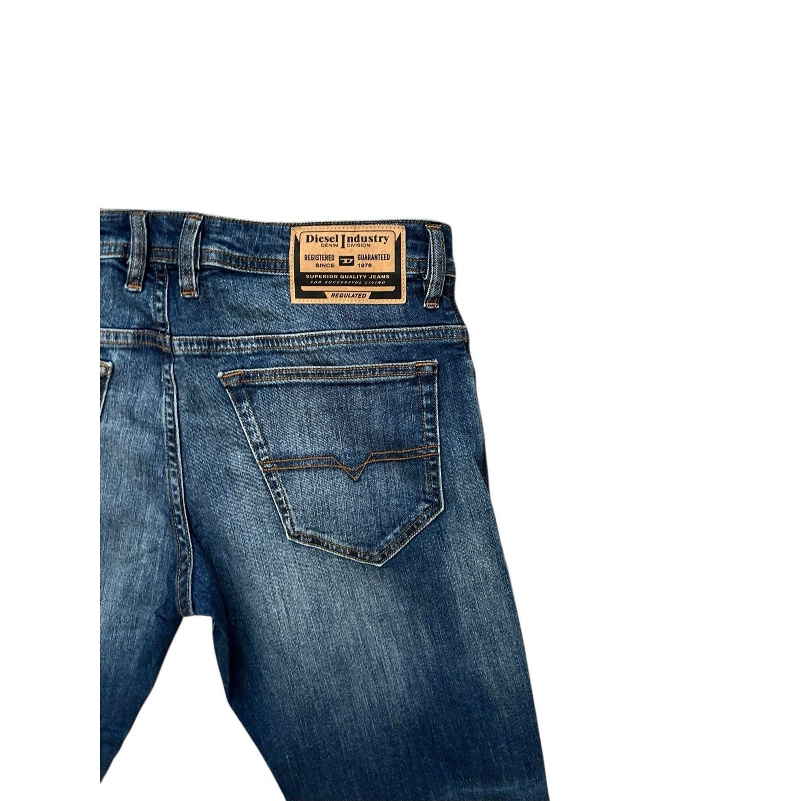 Diesel Diesel Mens Thommer Slim Fit Jeans RB062 Blue Size 32/32 Size US 32 / EU 48 - 6 Thumbnail