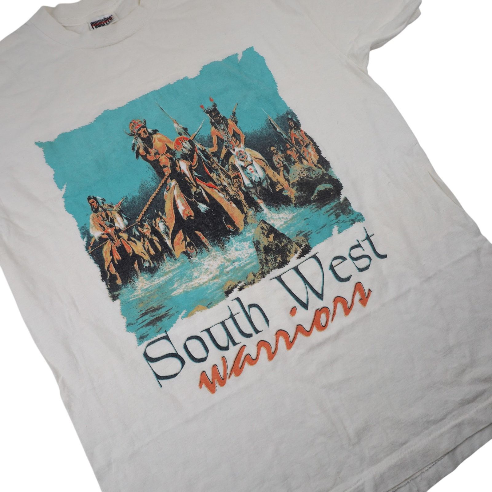 Vintage VTG South West Warriors Graphic Native American Art T Shirt Size US L / EU 52-54 / 3 - 3 Thumbnail