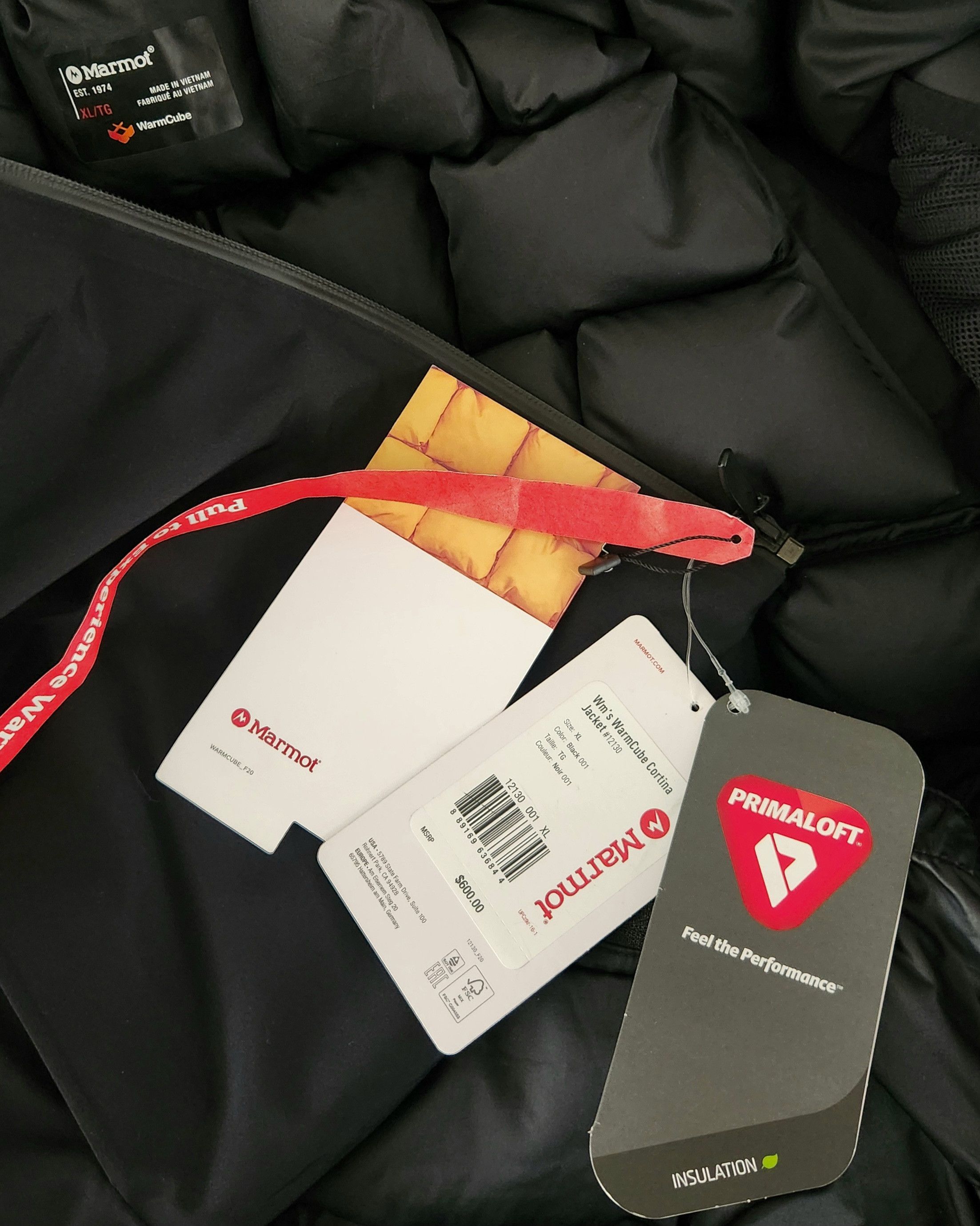 Other Marmot Cortina Hooded Warmcube Black Jacket #12130 XL $600 Size XL / US 12-14 / IT 48-50 - 16 Thumbnail