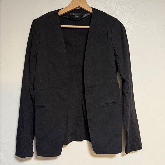 Theory Theory Black Open Front Blazer Women’s Size 8 Size M / US 6-8 / IT 42-44 - 2 Thumbnail