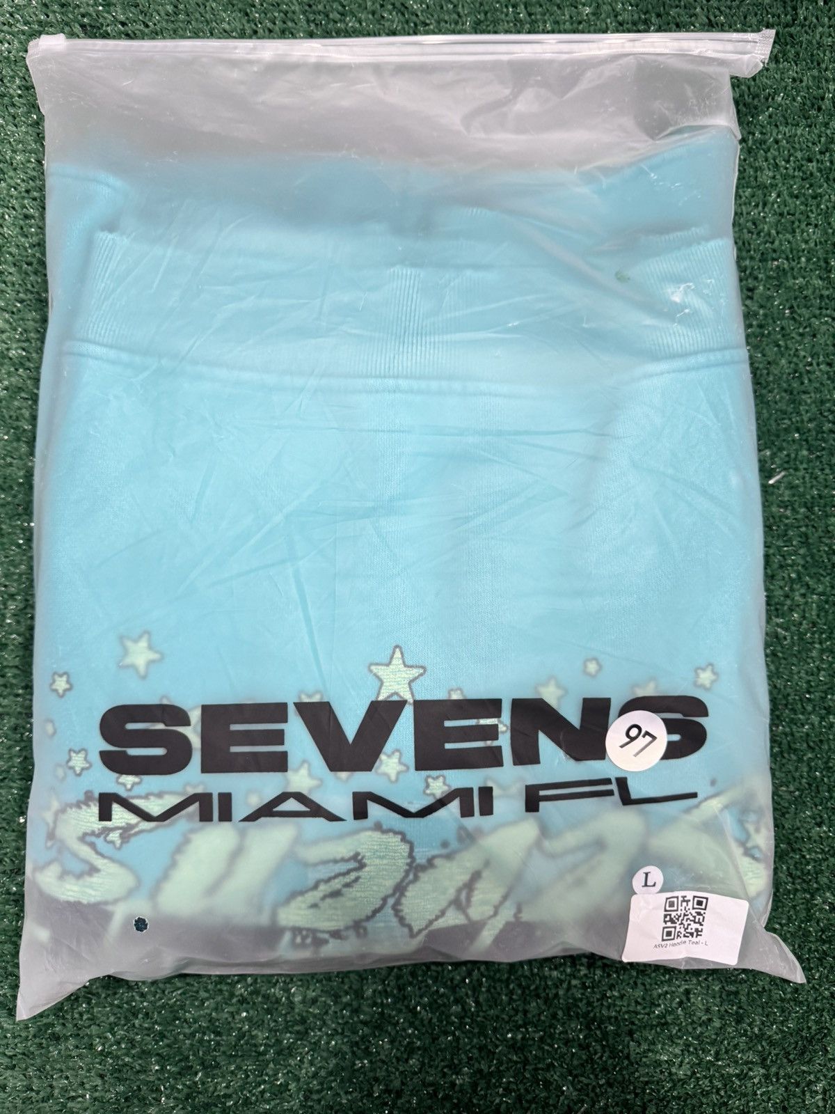 TRIPLE SEVENS Triple sevens Teal Hoodie Size US L / EU 52-54 / 3 - 3 Thumbnail