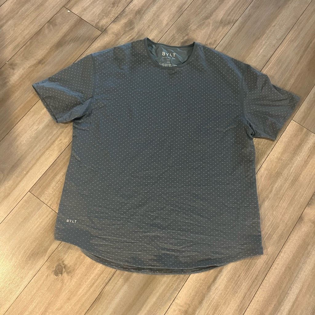 Lululemon BYLT Grey Pattern Athletic Casual Shirt Men XXL Bin P-18 Size US XXL / EU 58 / 5 - 1 Thumbnail