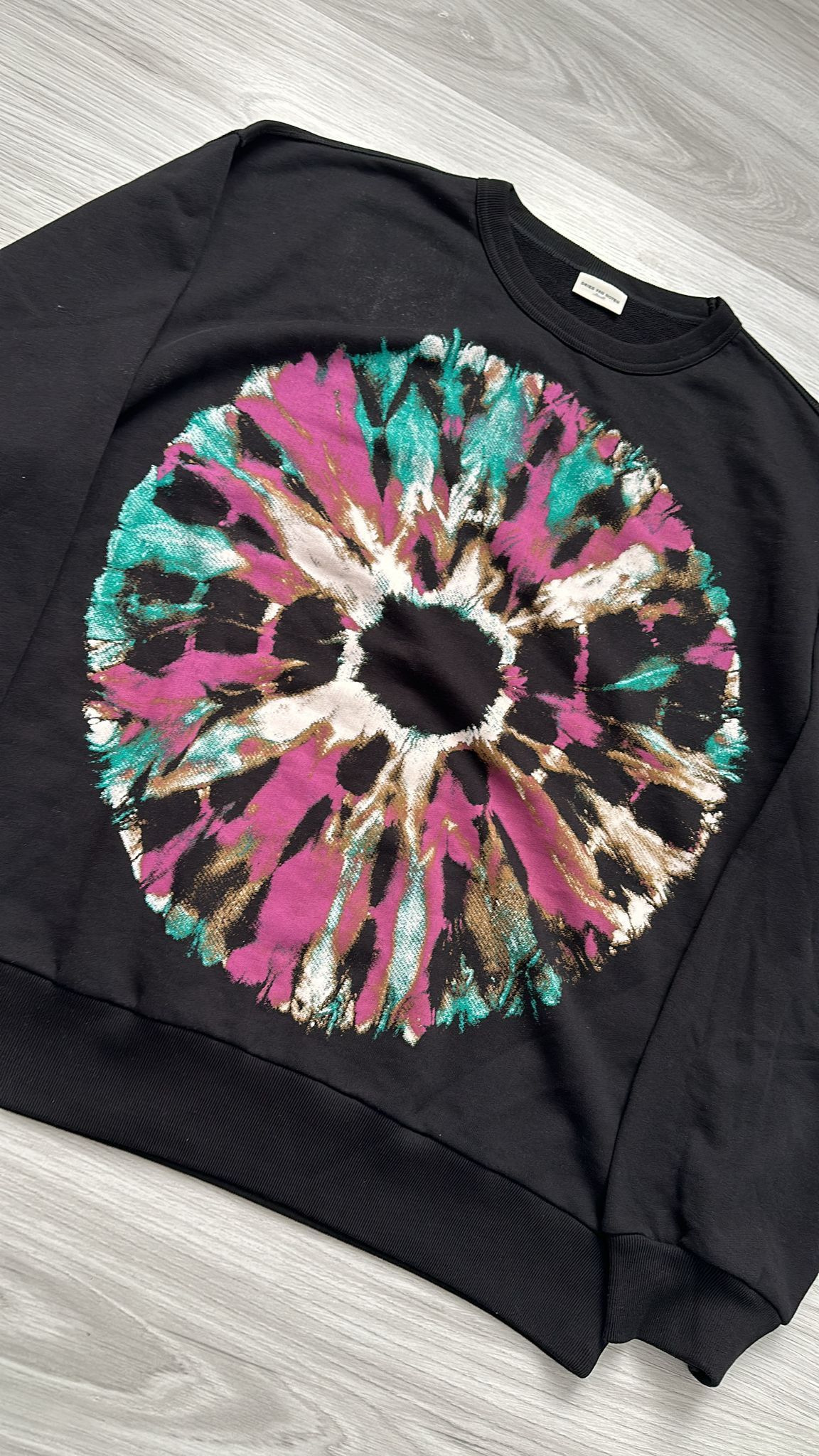 Dries Van Noten Dries Van Noten AW19 Herren Tie Dye Sweatshirt Small Size US S / EU 44-46 / 1 - 2 Thumbnail