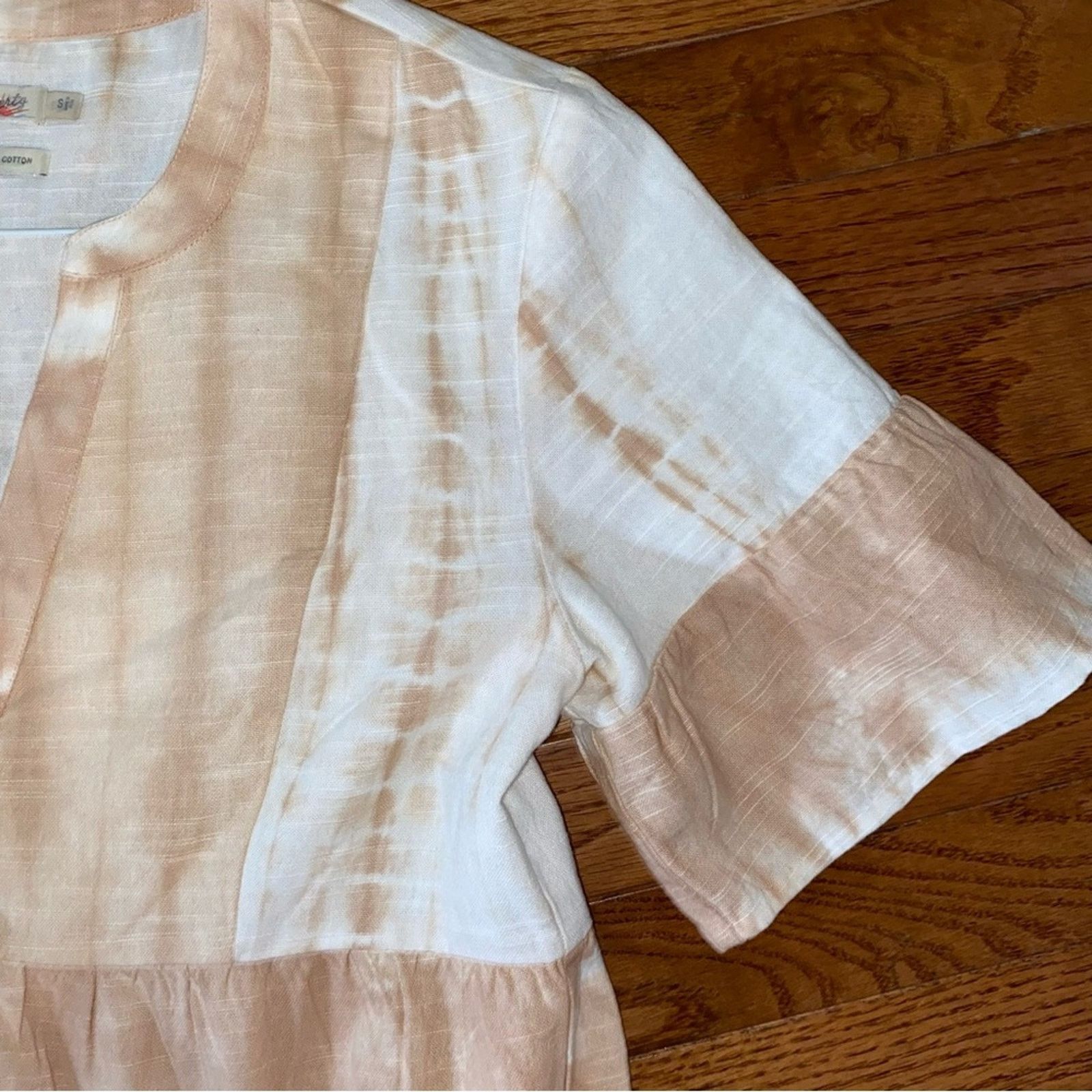 Faherty FAHERTY BRAND $278 Vida Dress Maple Sugar Womens Small EUC Size S / US 4 / IT 40 - 9 Thumbnail
