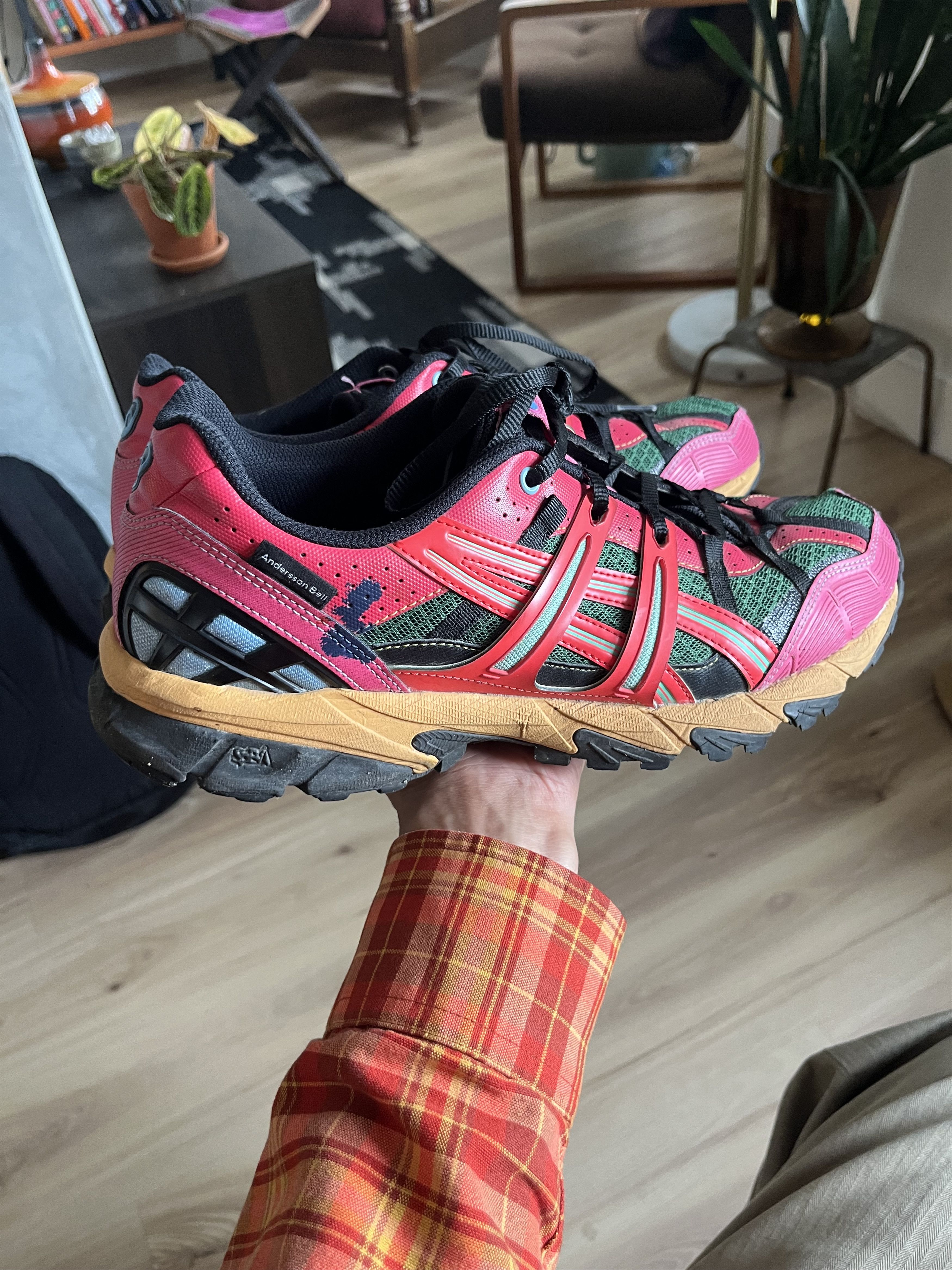 Andersson Bell ASICS Gel-Sonoma 15-50 Andersson Bell Bright Rose Evergreen Size US 12 / EU 45 - 4 Thumbnail
