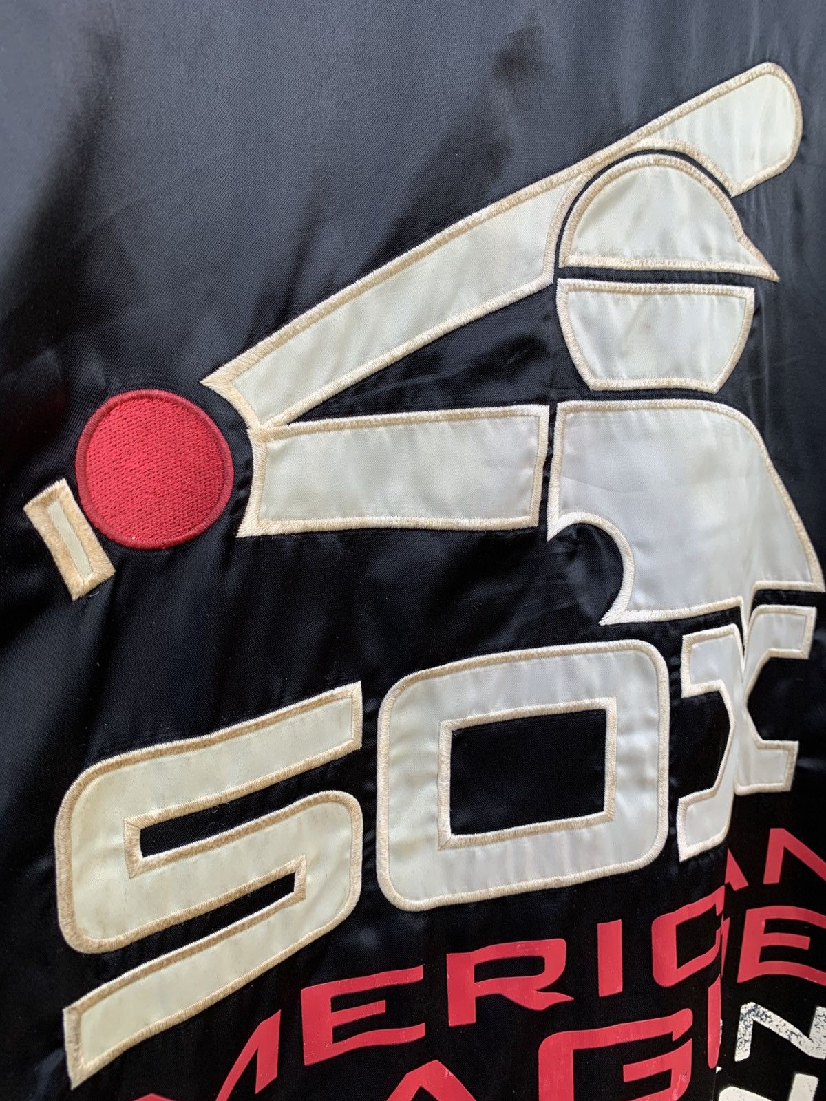 Majestic Vintage MLB SOX Varsity Bomber Jacket Size US XL / EU 56 / 4 - 17 Thumbnail