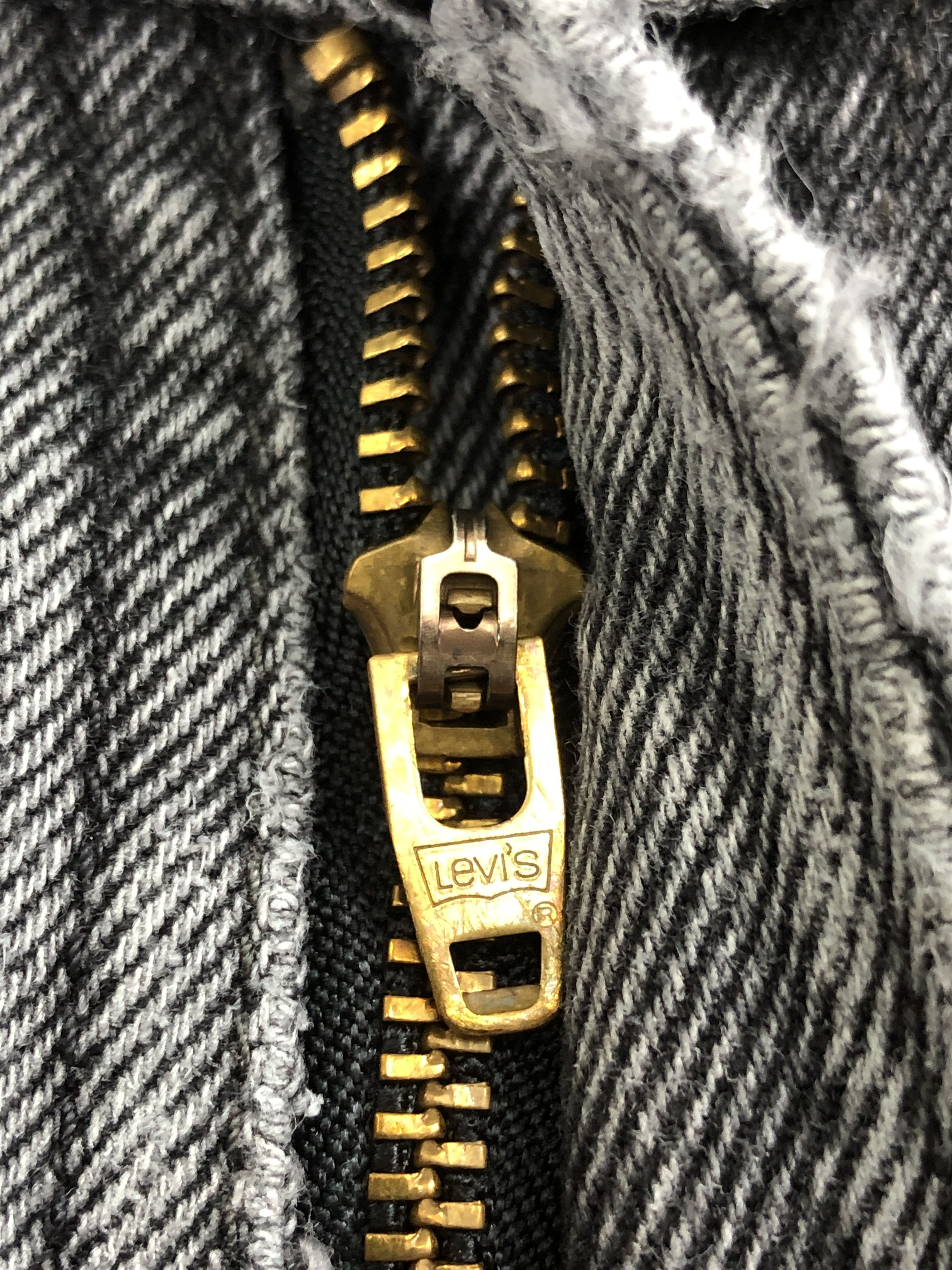 Levi's Vintage Faded Black Levis 505 Denim DP2519 Size US 34 / EU 50 - 10 Thumbnail