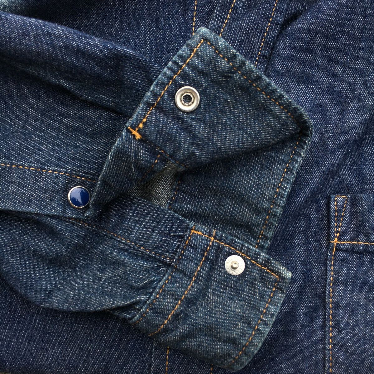 Yohji Yamamoto YS For Men Flower Denim Shirt Size US L / EU 52-54 / 3 - 6 Thumbnail