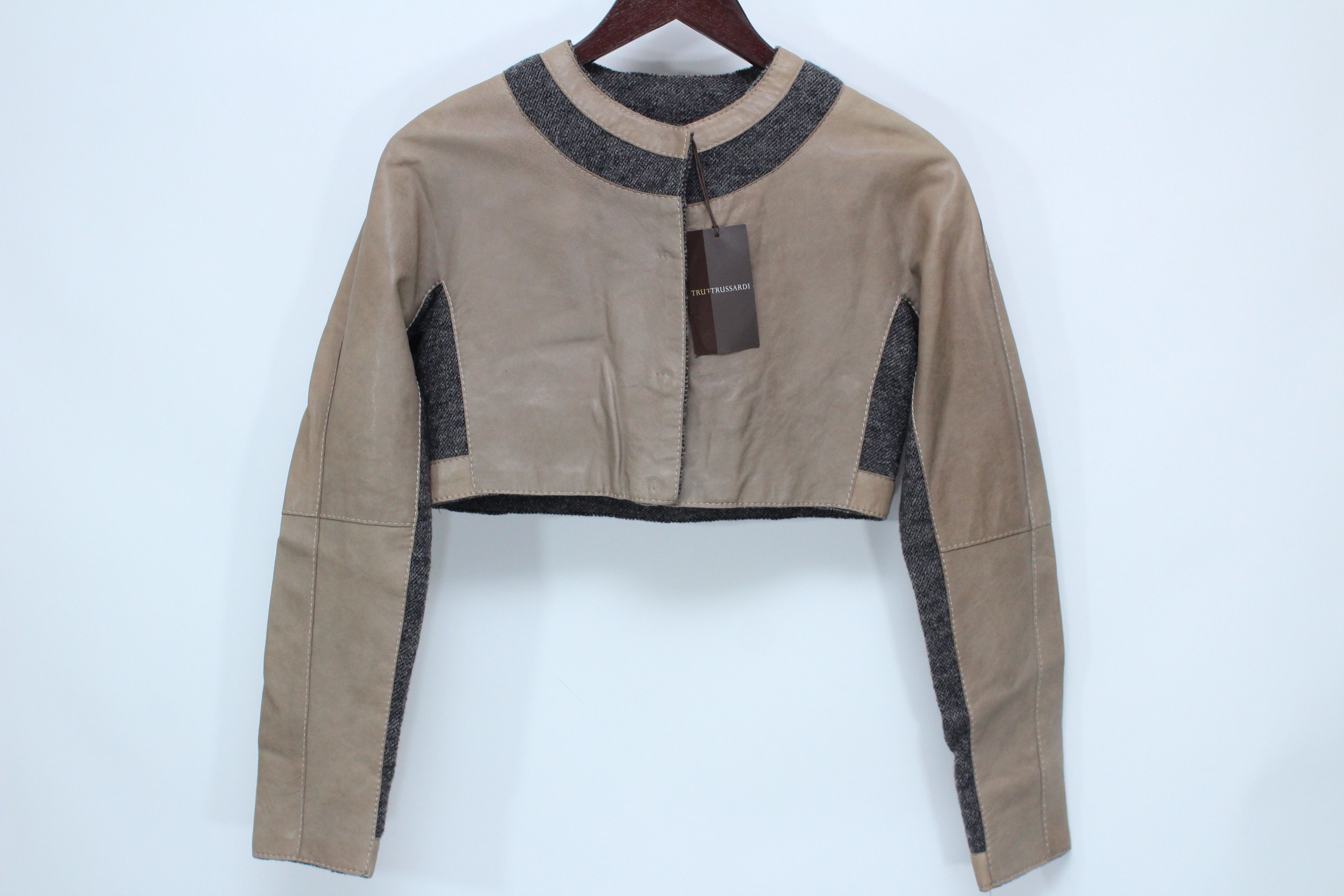 Trussardi Trussardi Leather Jacket Womens Size 38 Hype Rare Size XS / US 0-2 / IT 36-38 - 1 Thumbnail