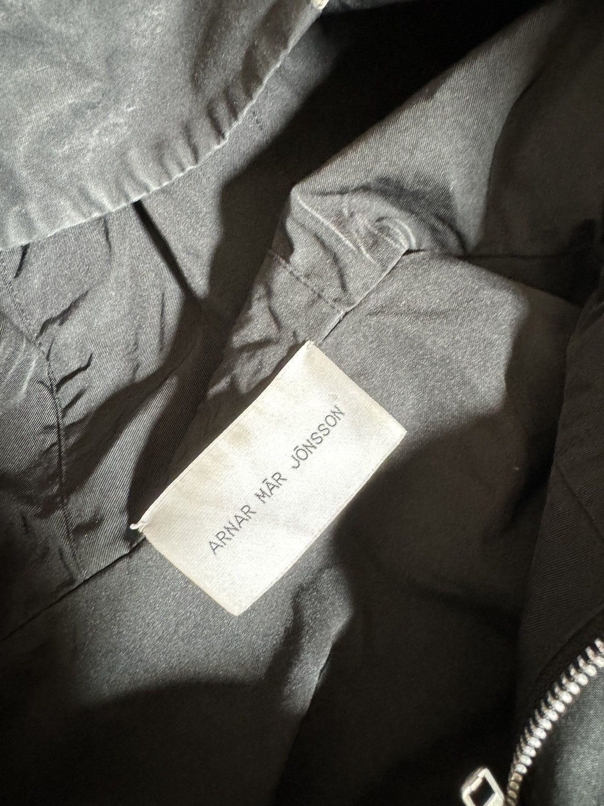 Arnar Mar Jonsson Black and Grey Panel Overdyed Jacket Size US M / EU 48-50 / 2 - 5 Thumbnail
