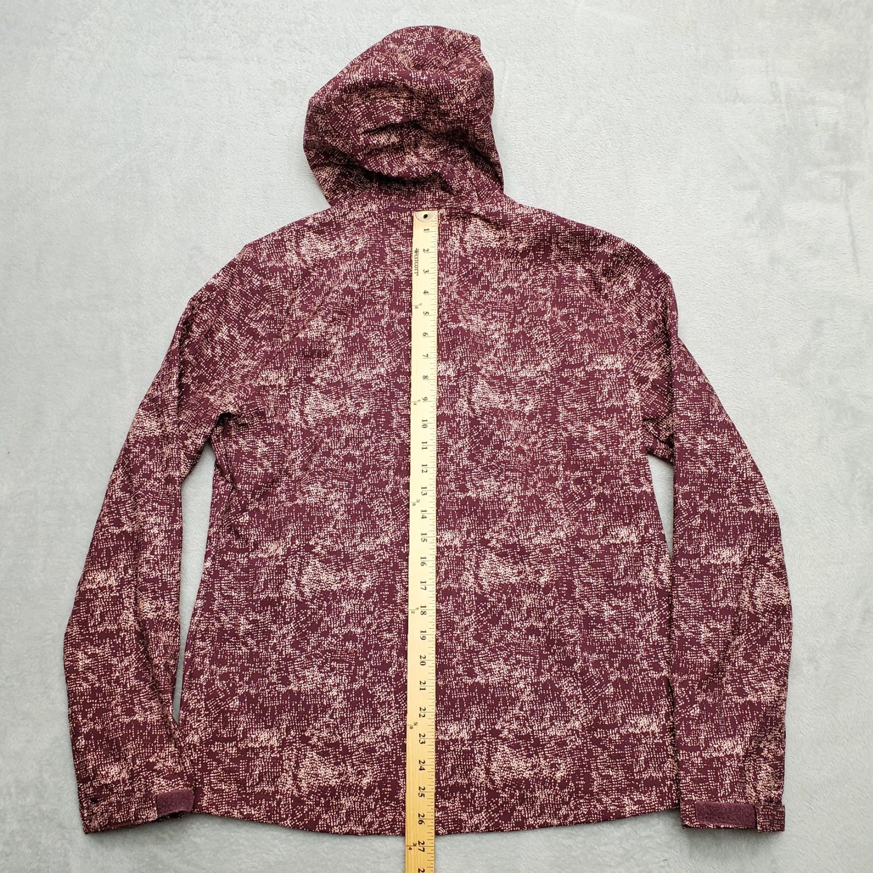 Vintage VINTAGE Mountain Warehouse Jacket Women US 10 Burgundy Exodus Softshell Zip Fleece Lined Size L / US 10 / IT 46 - 6 Thumbnail